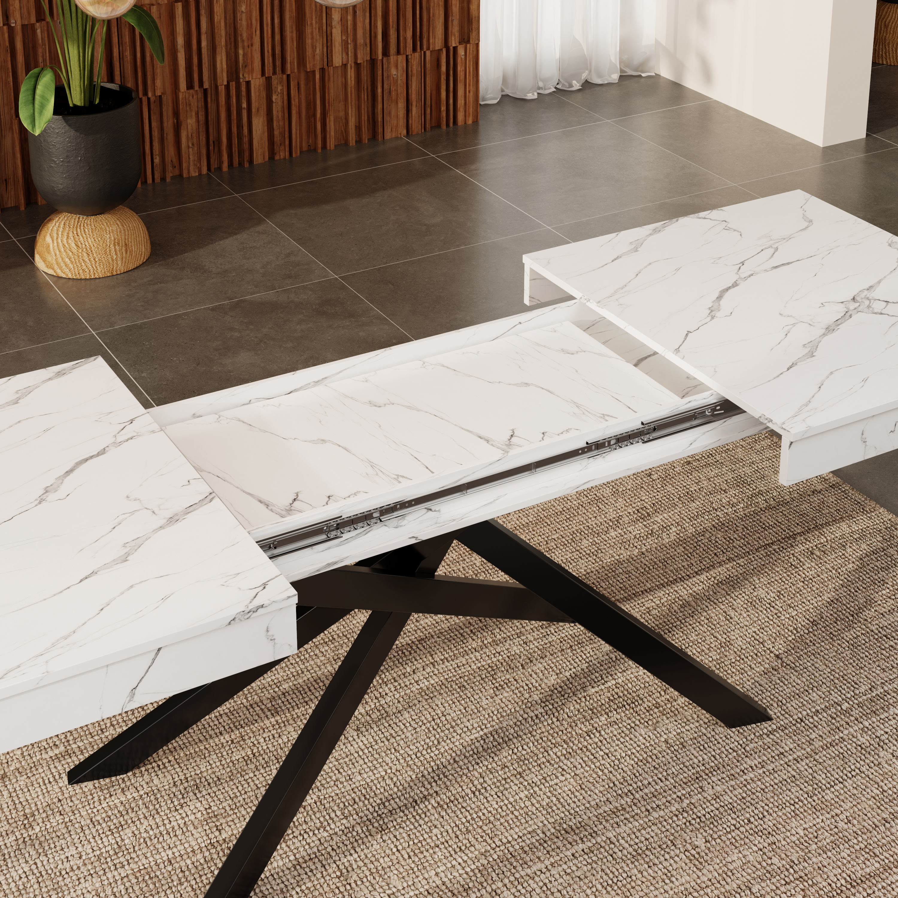 Détail du table à manger
