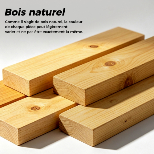 Structure pin/MDF