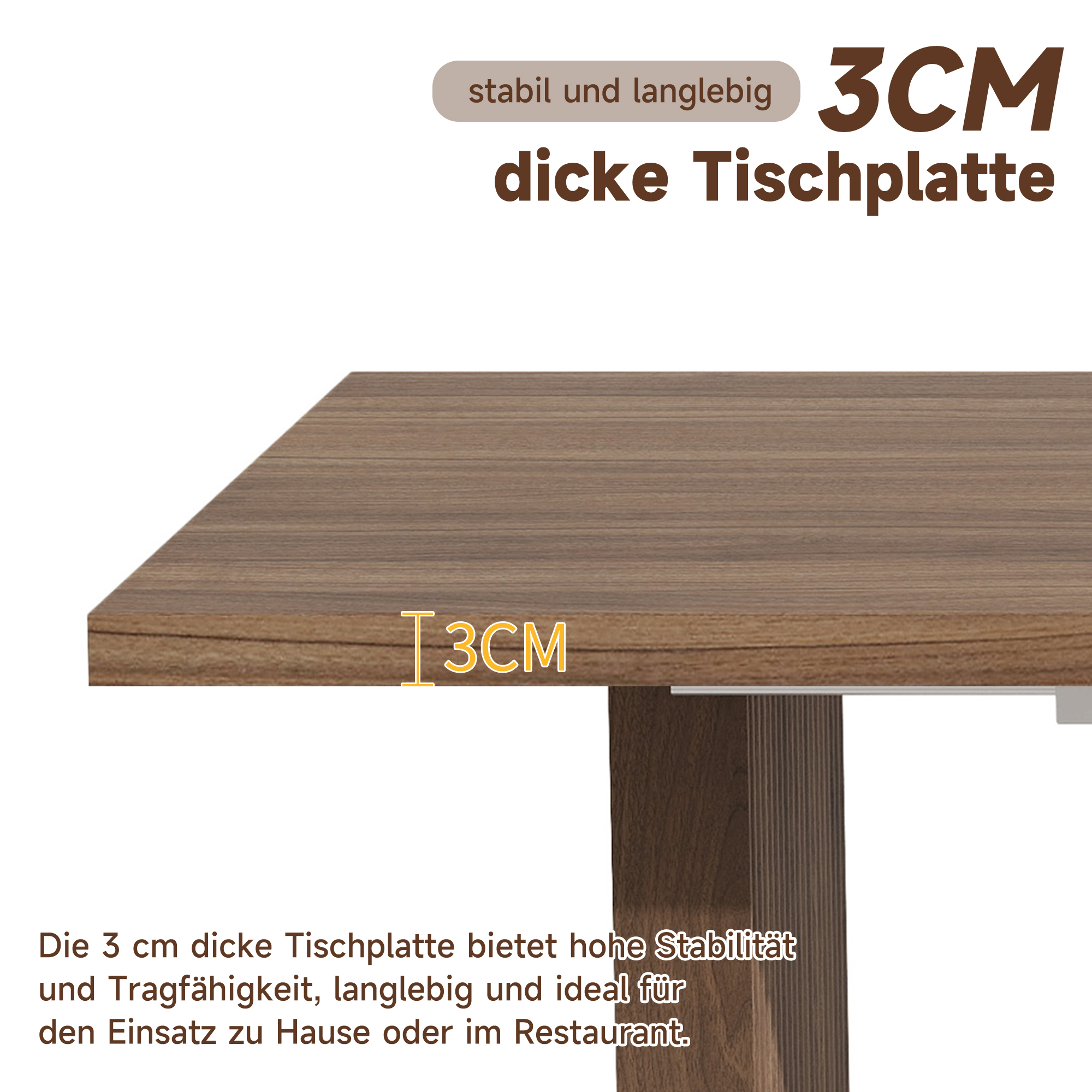 Détail du table à manger