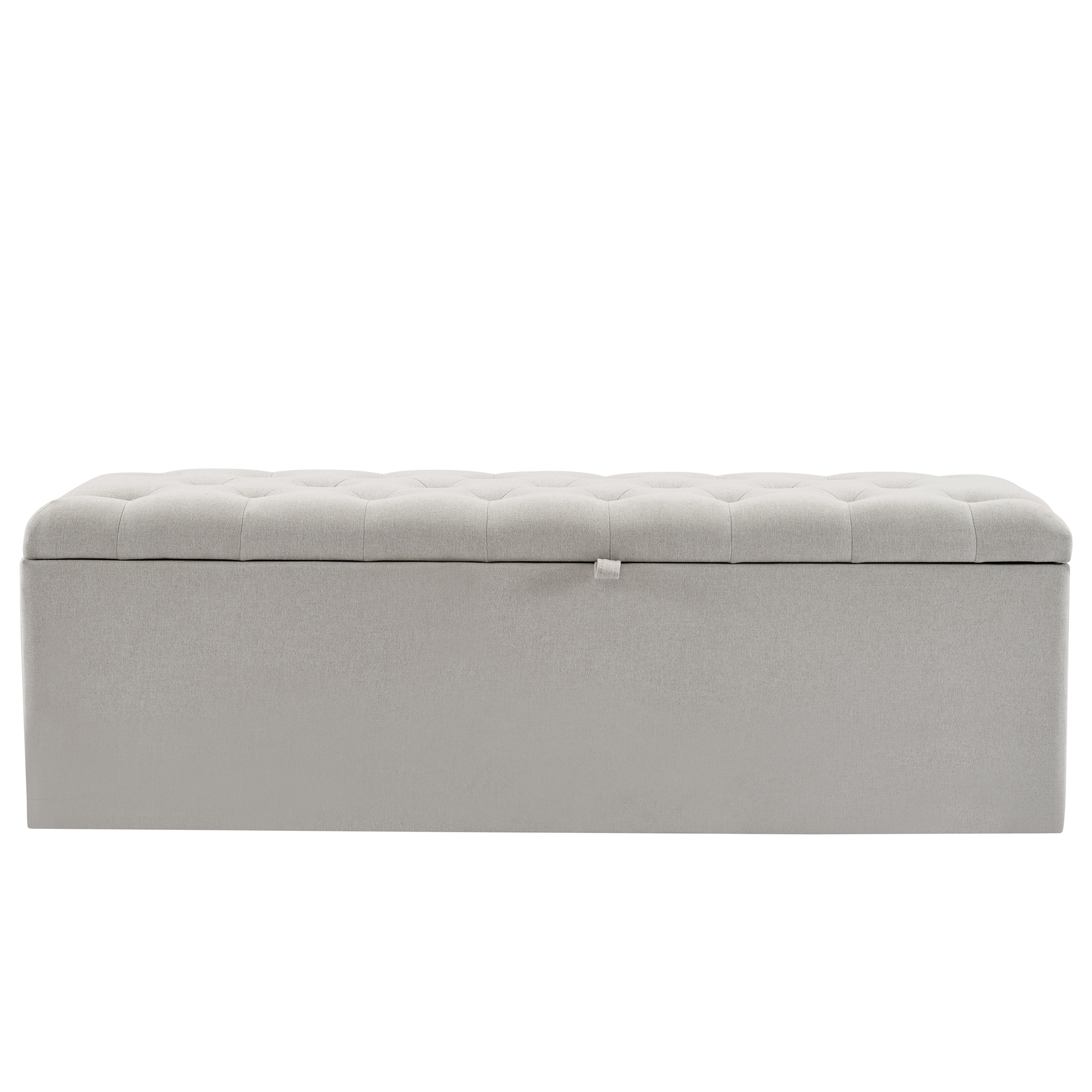 Banc ou tabouret, assise rembourrée, 141 x 41,5 x 42 cm, gris - vue 6