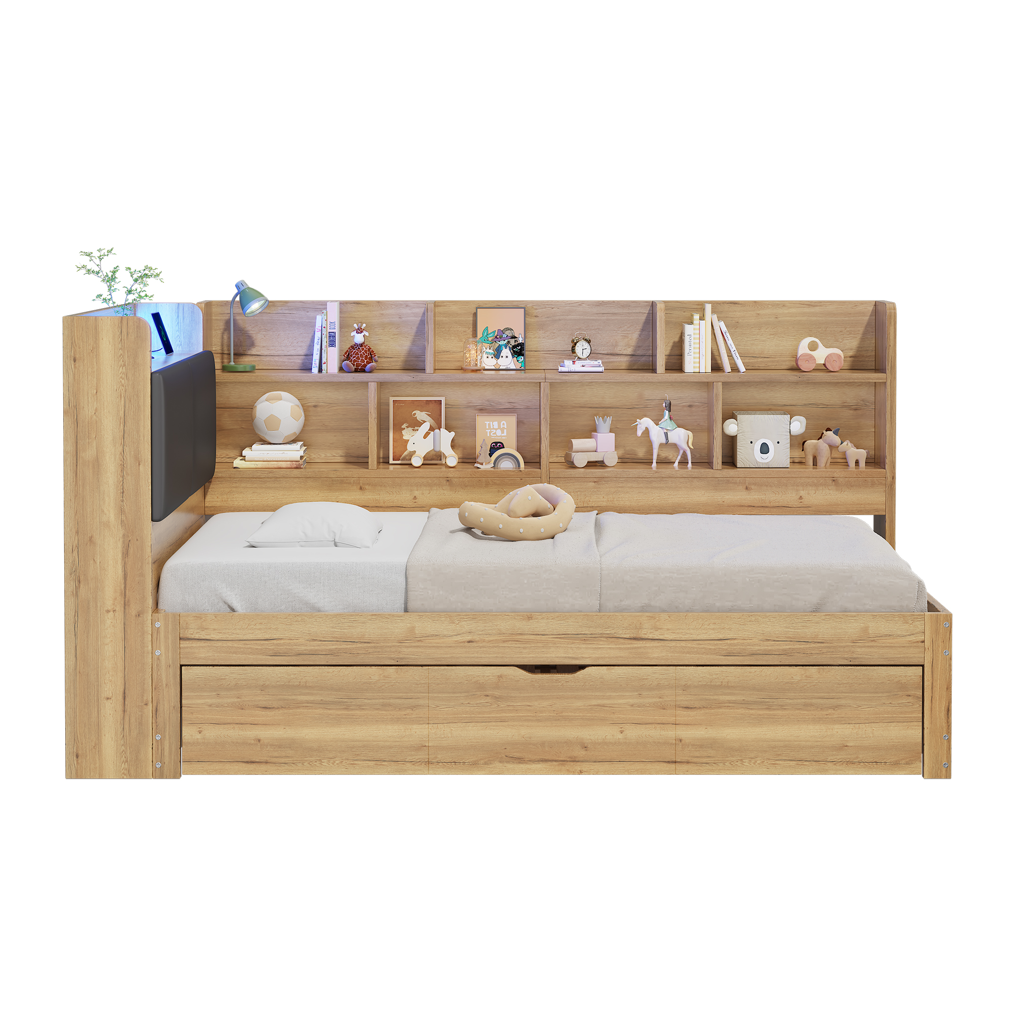 Lit enfant design naturel moderne