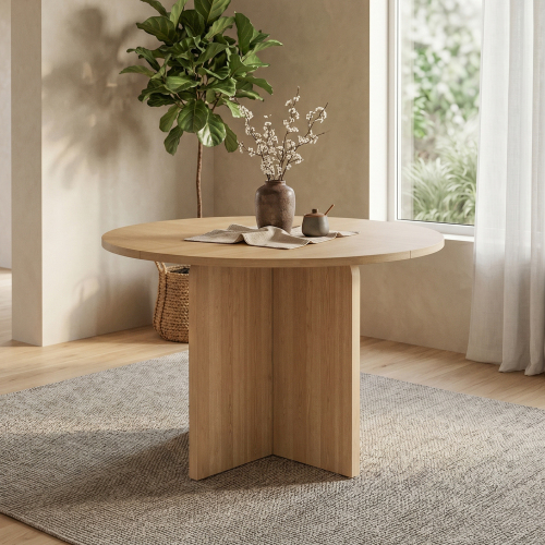 Plateau en MDF avec finition aspect chêne
