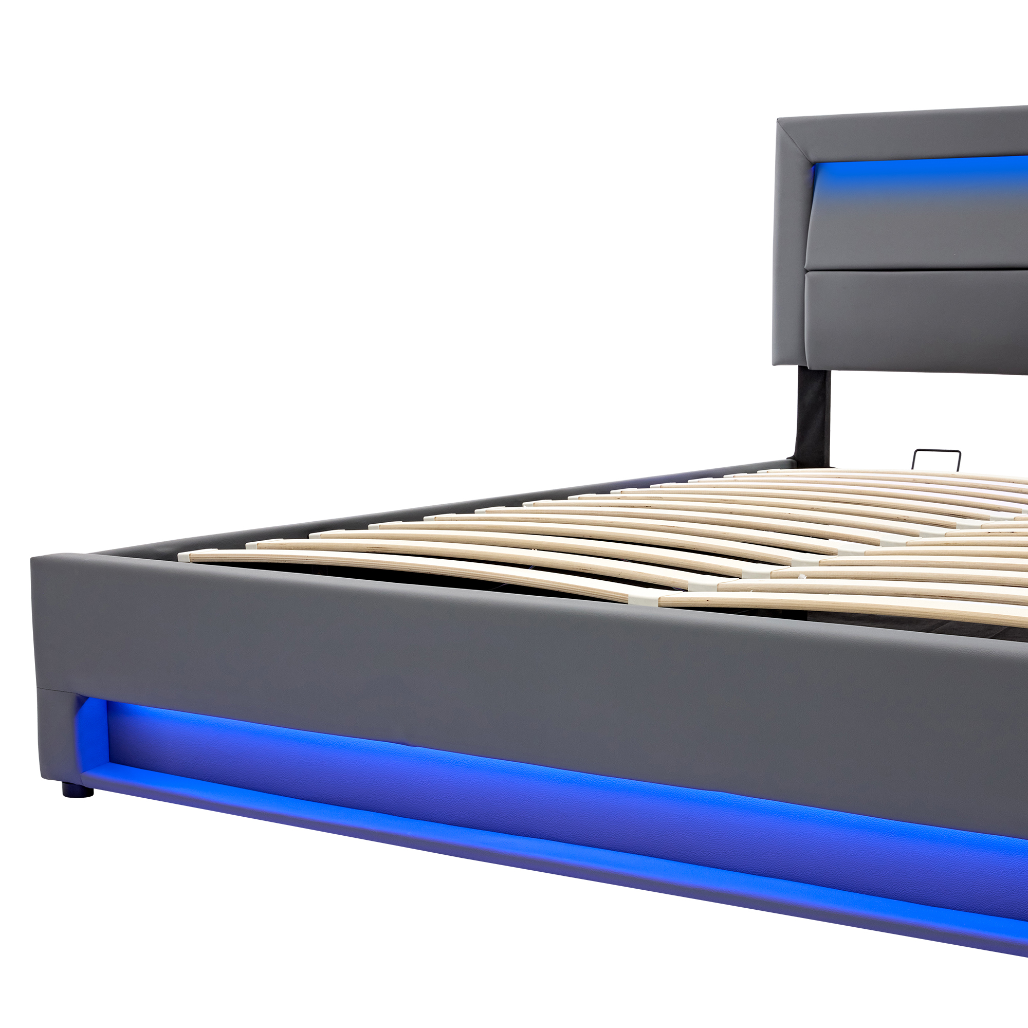espace de rangement sous le lit