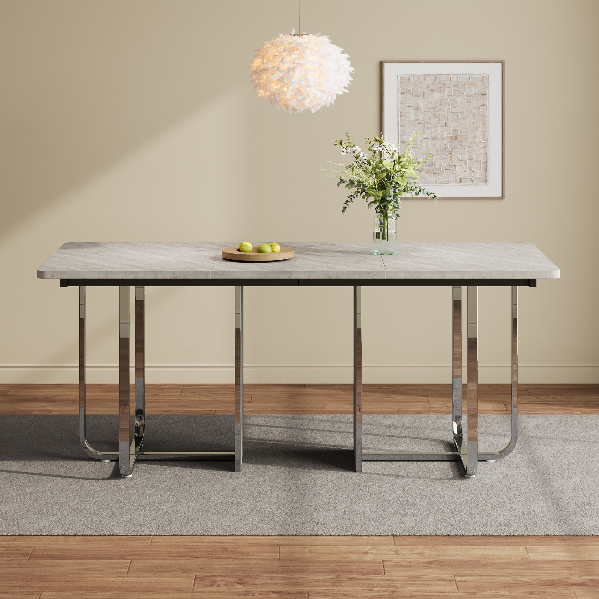 Image 7 – Table à manger gris