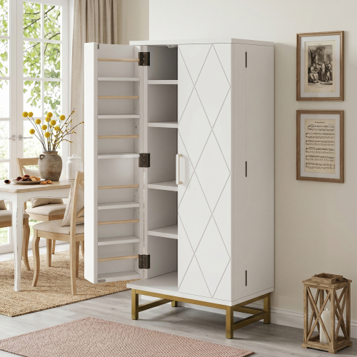 Étagères intérieures réglables de l’armoire