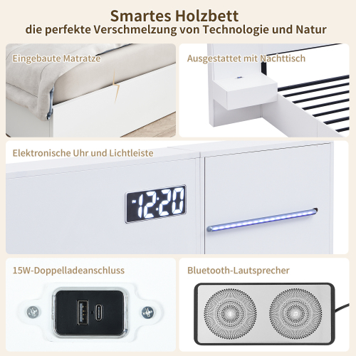 Haut-parleurs Bluetooth et ports USB