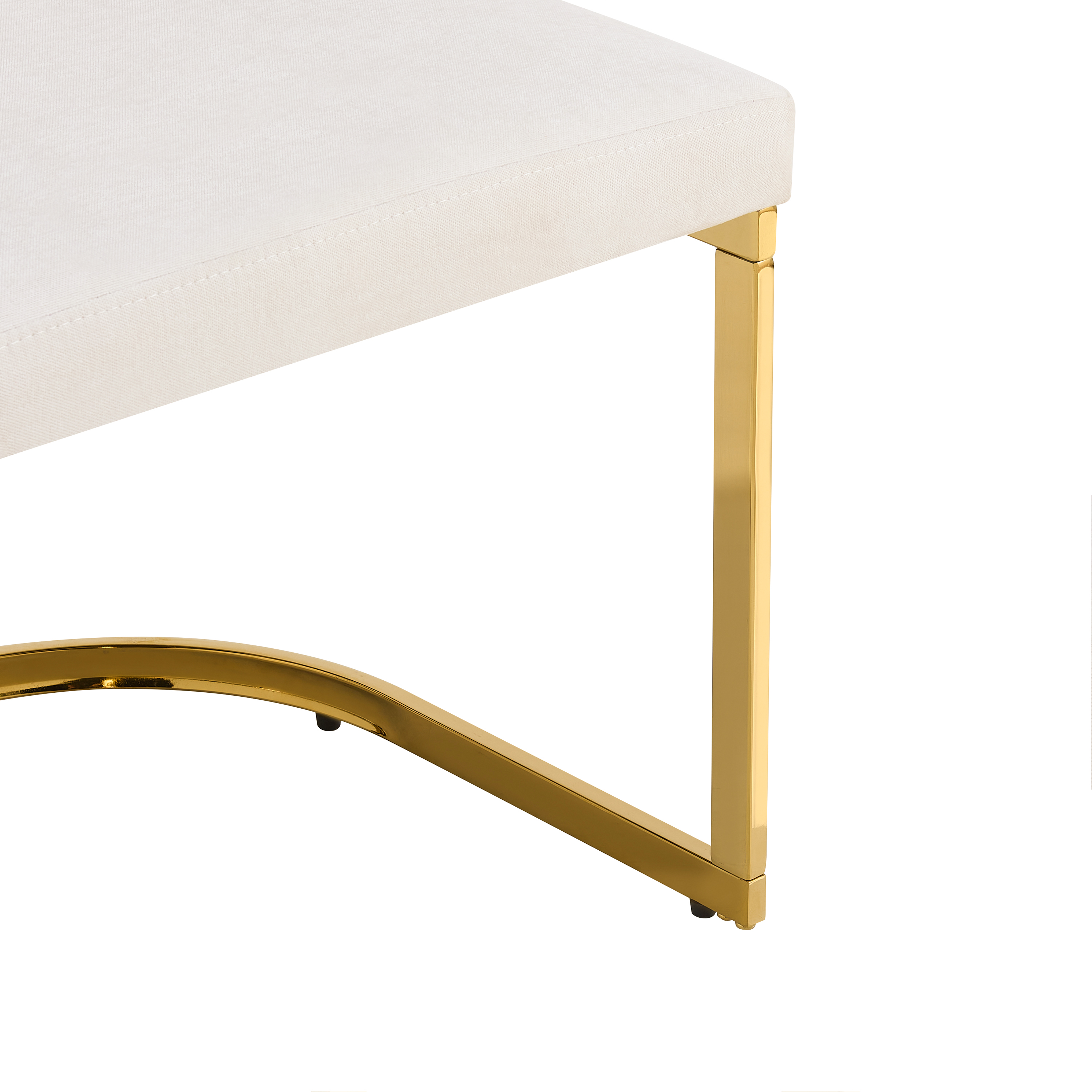 Chaise de salle à manger double dossier, mousse 25D, tissu chenille, pieds métal galvanisé miroir, cadre renforcé, pour salle à manger et salon, design haut de gamme, confort durable, style luxueux, stabilité, durabilité - image 27