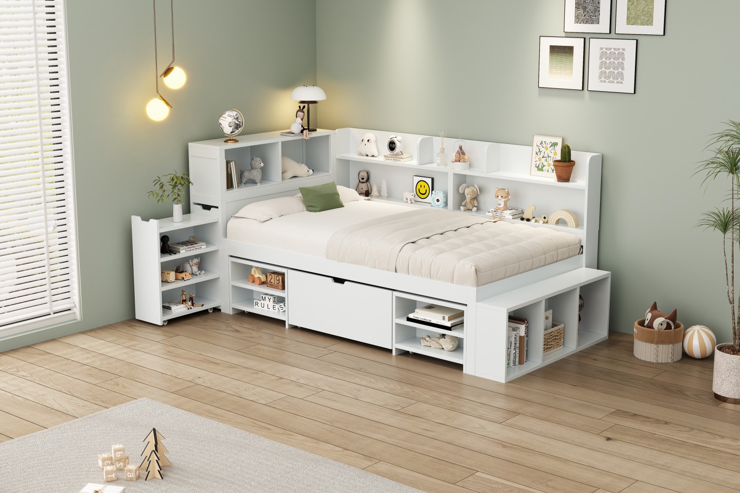 Vue d’ensemble du lit