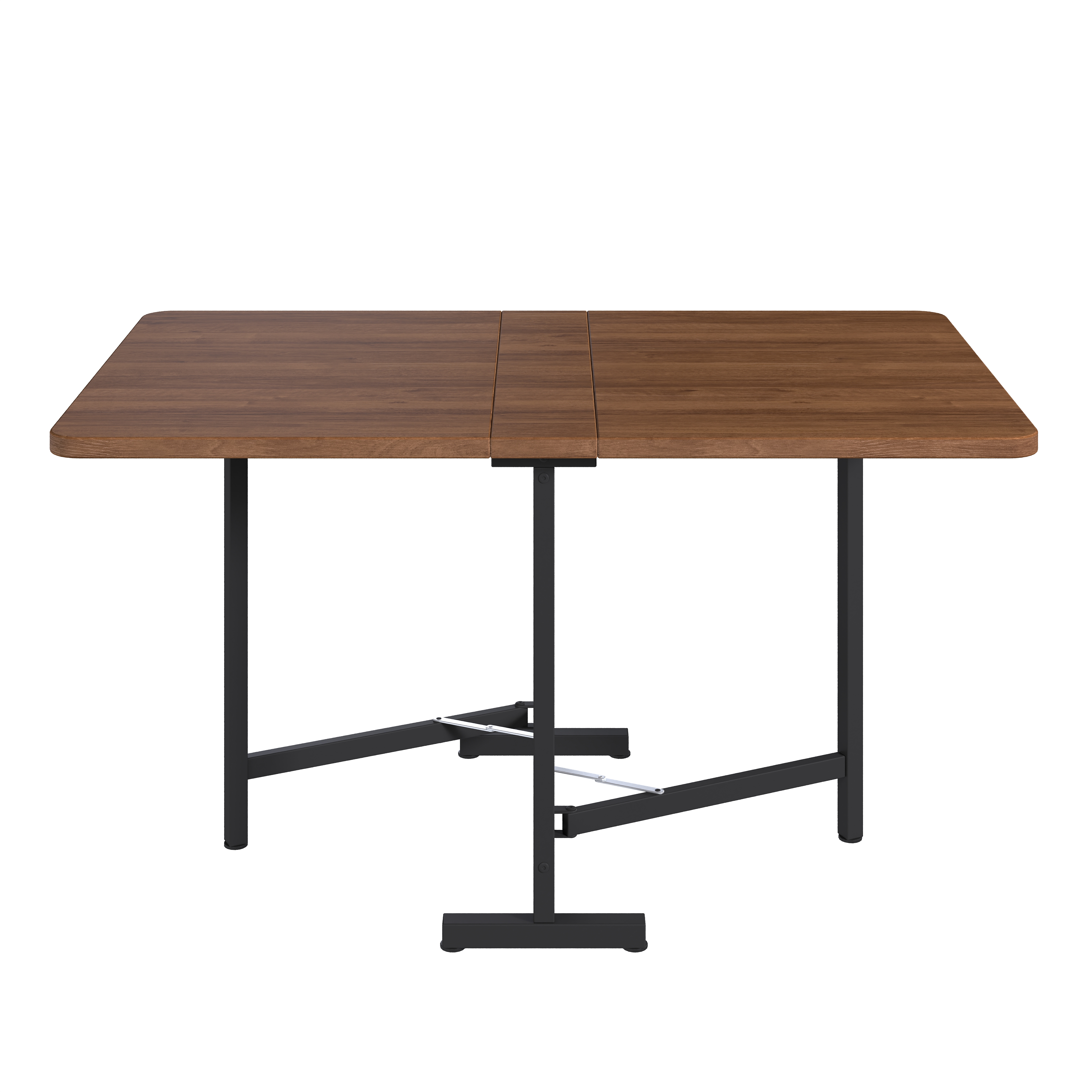 Table à manger, 120 x 80 x 75 cm, bois, noyer - vue 6