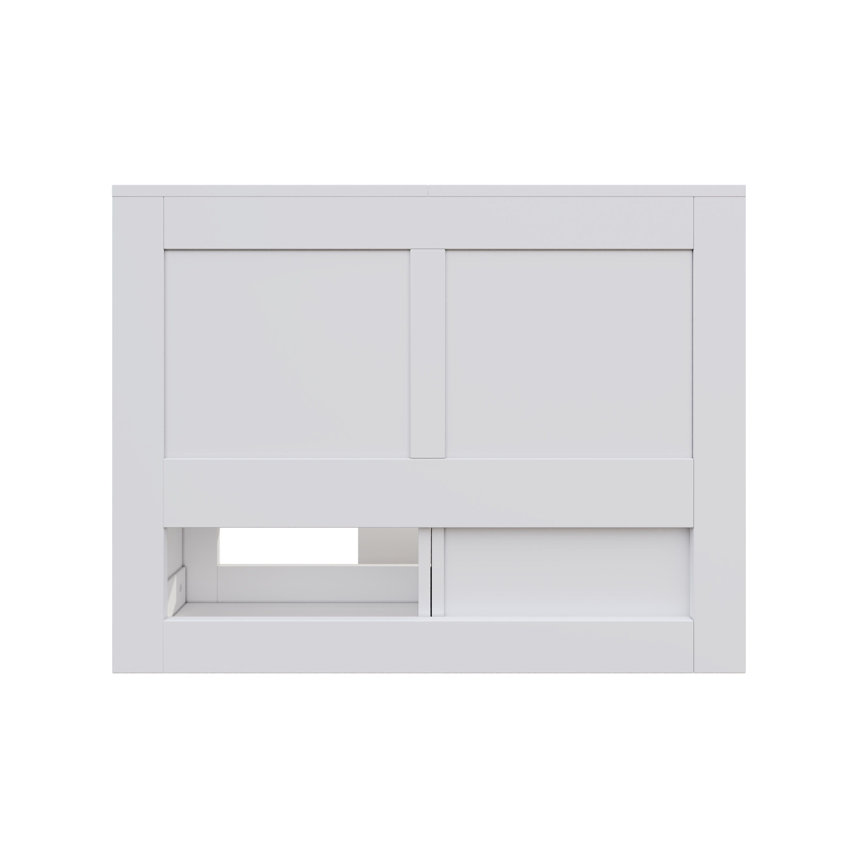 Lit enfant, avec tiroirs, 90 x 200 cm, MDF, blanc - vue 7