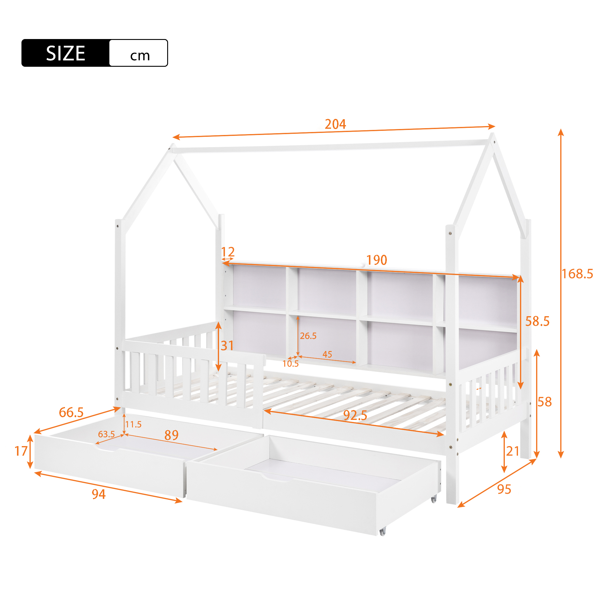 Dimensions du lit simple