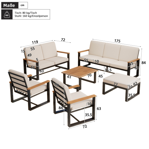 Ensemble jardin industriel vue ensemble