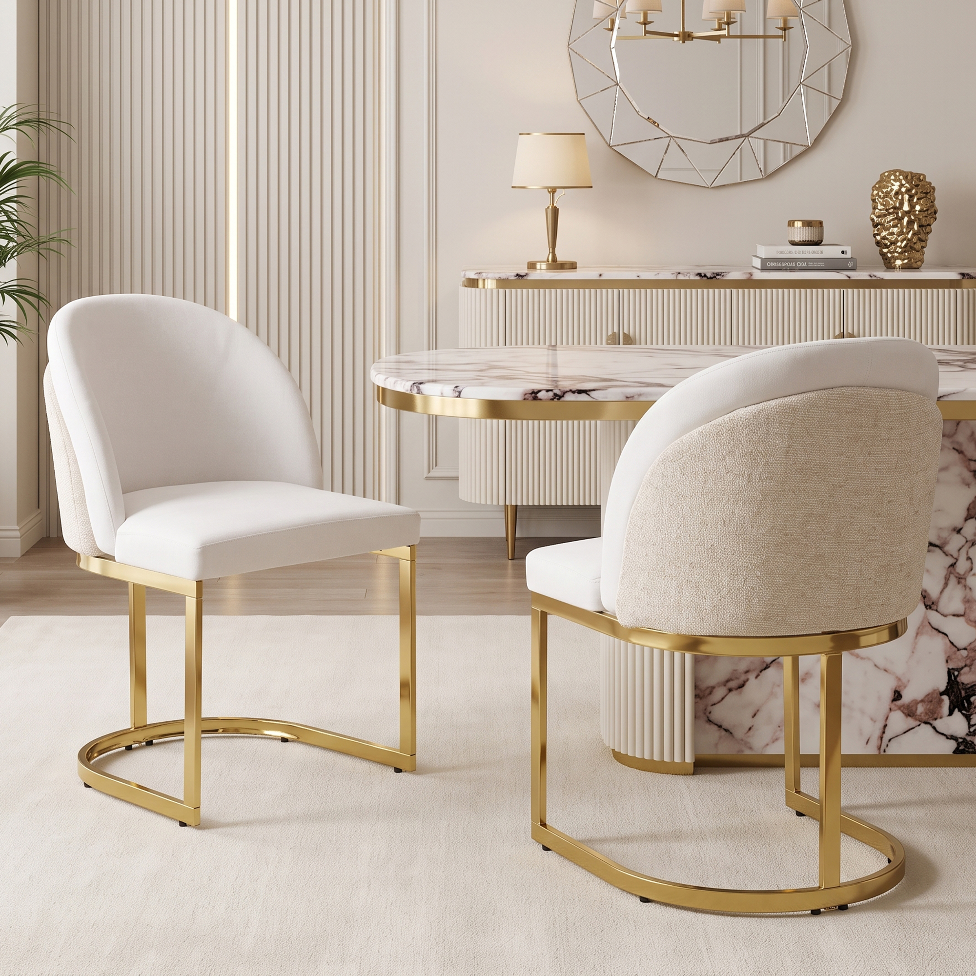 Détail du chaise de salle à manger