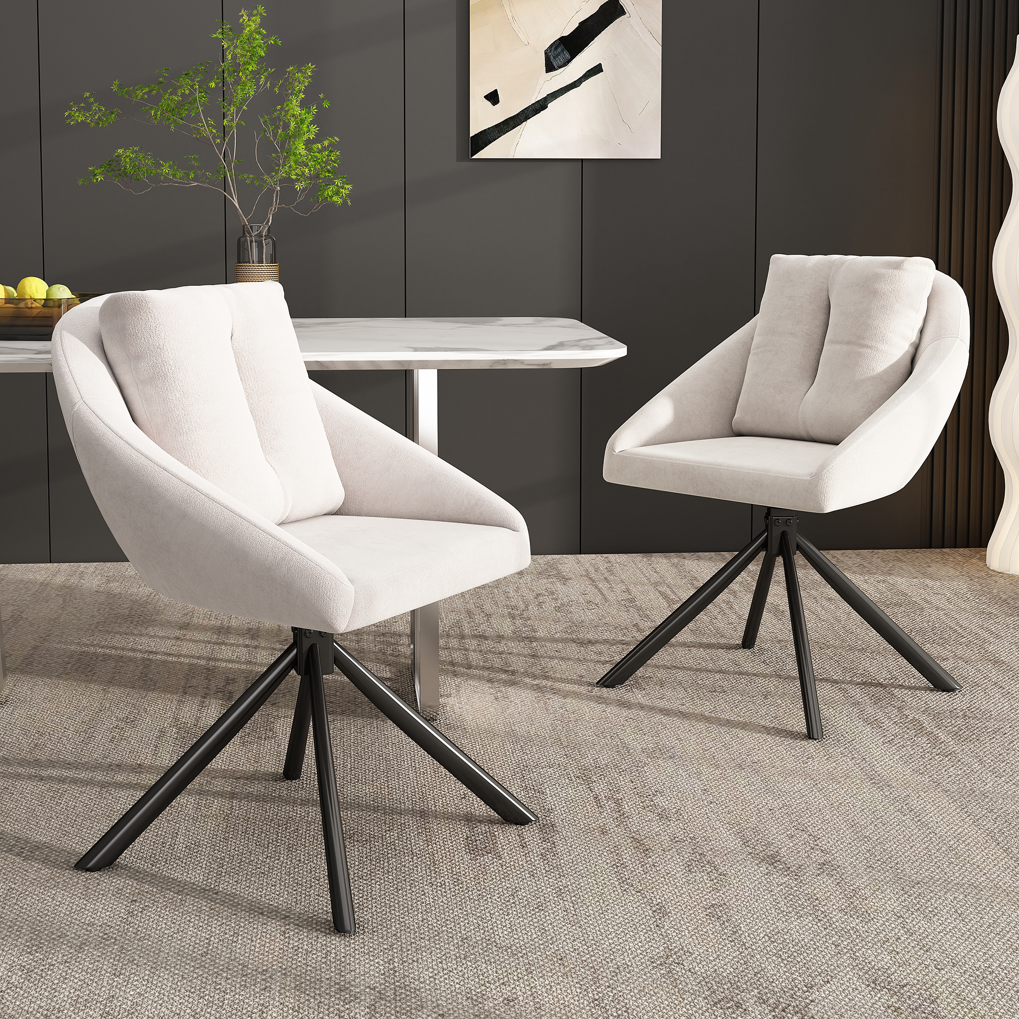 Vue principale du chaise de salle à manger