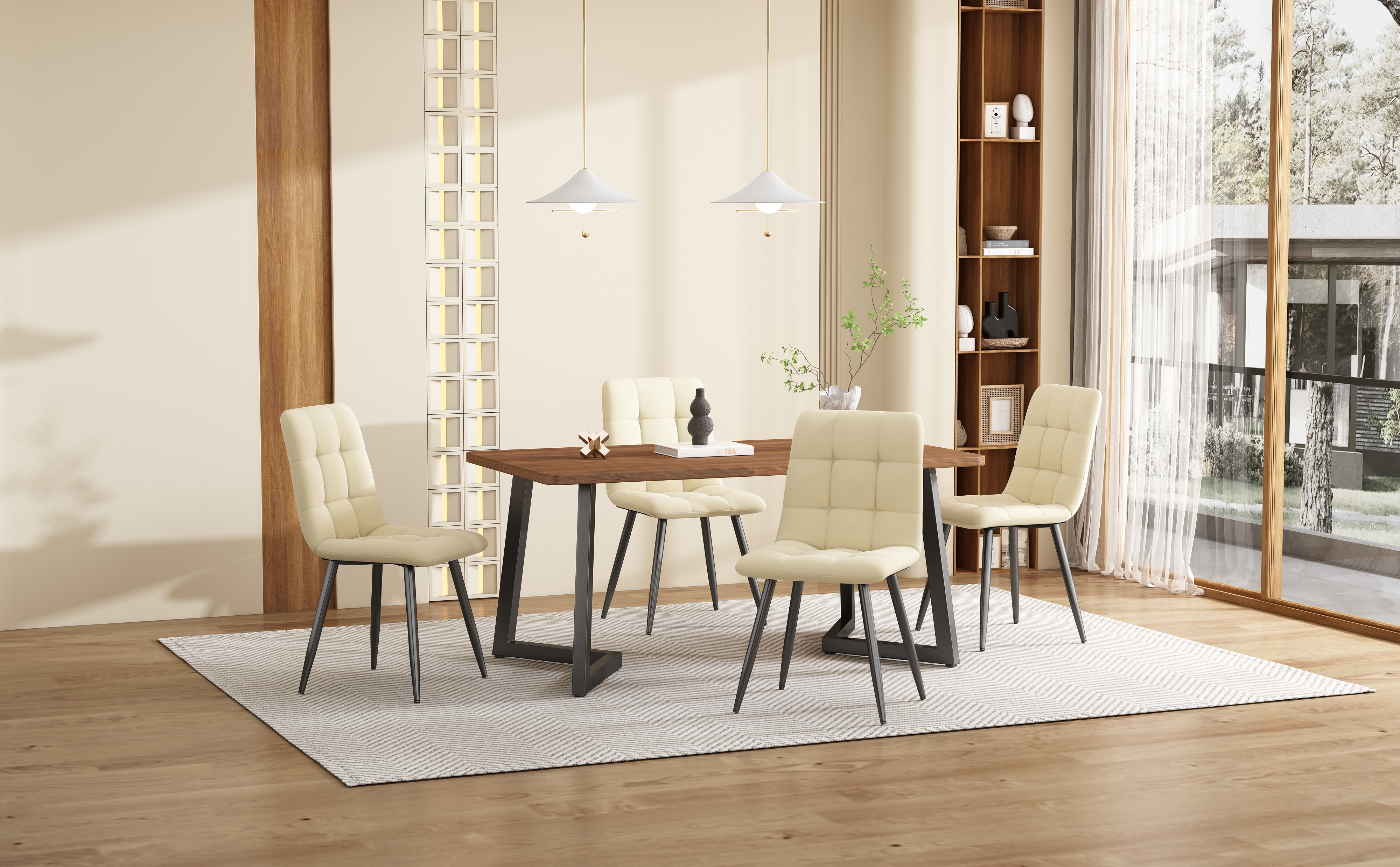 Détail du chaise de salle à manger