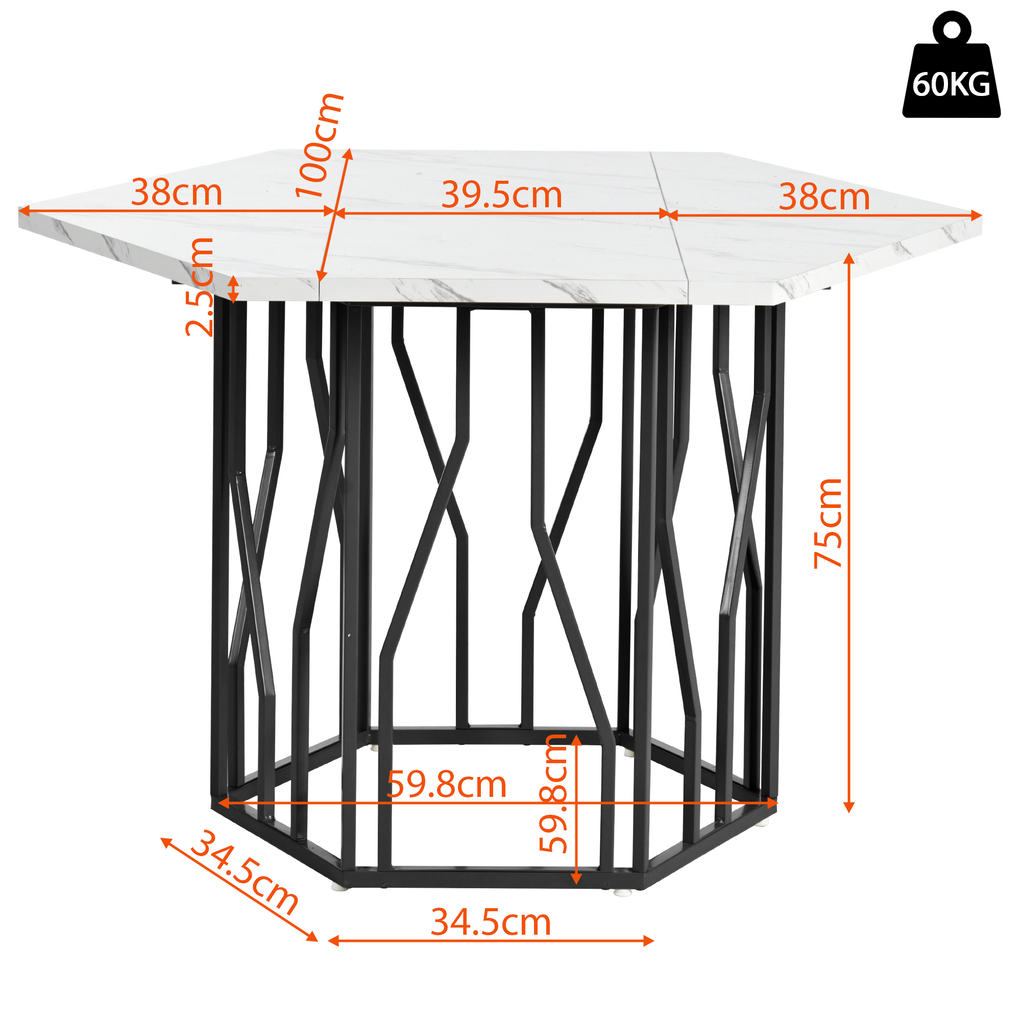 Ensemble table et chaises, 5 pièces, 1 table + 4 chaises, acier et velours, noir - vue 6