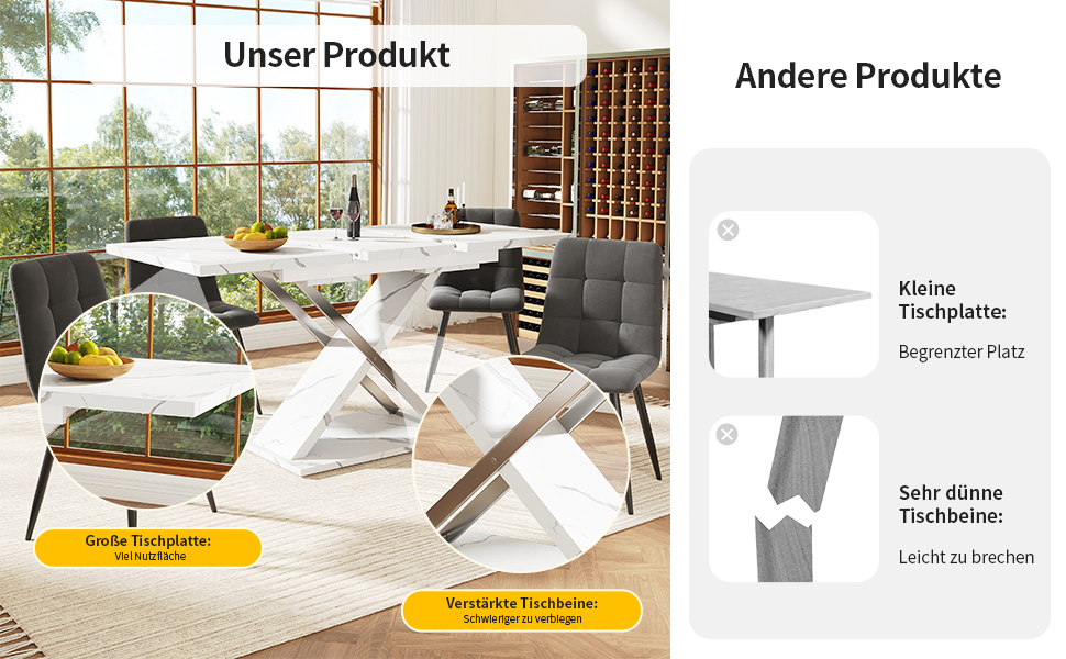 Présentation du table à manger