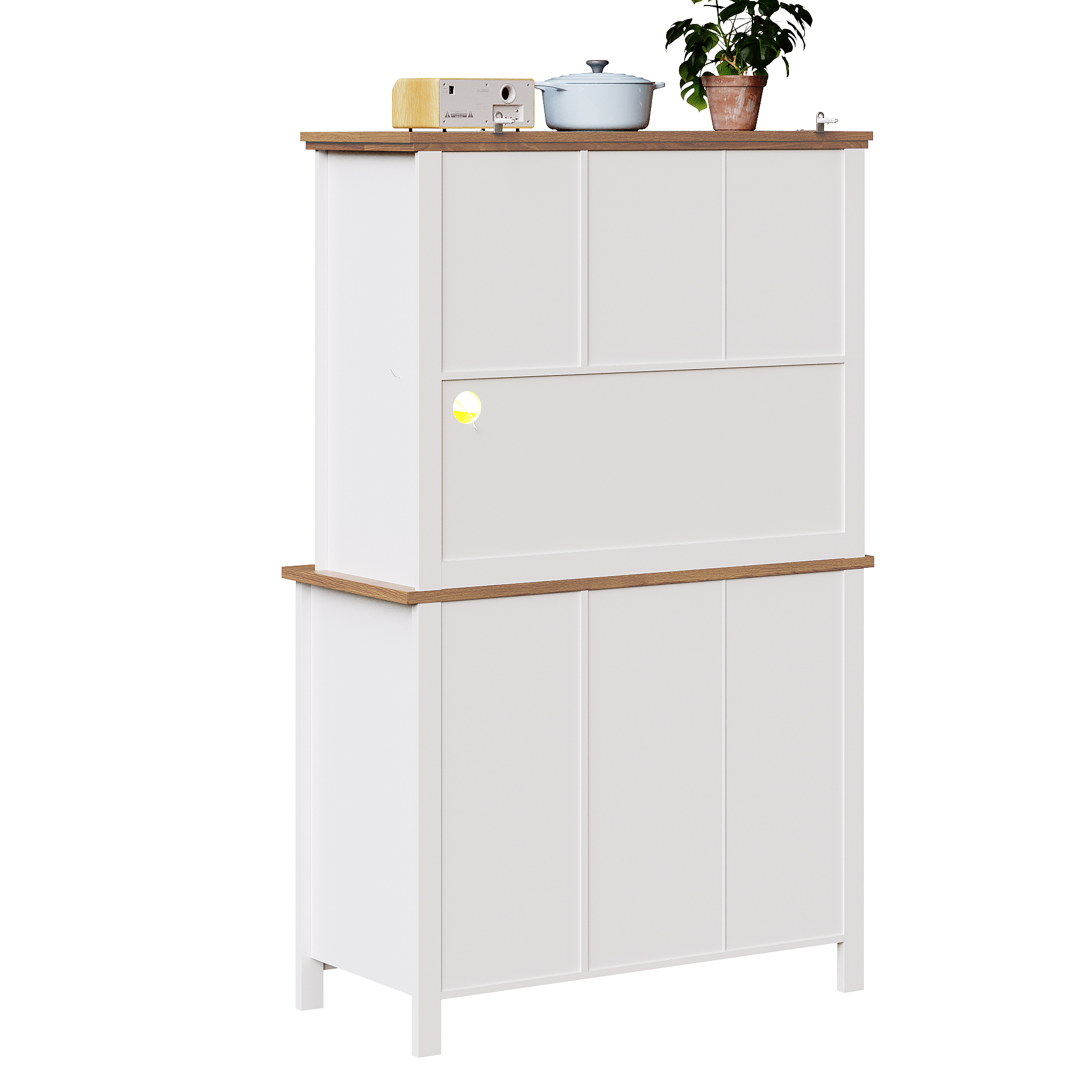 Küchenschrank(104×40×180cm), Hochschrank Küchenbuf