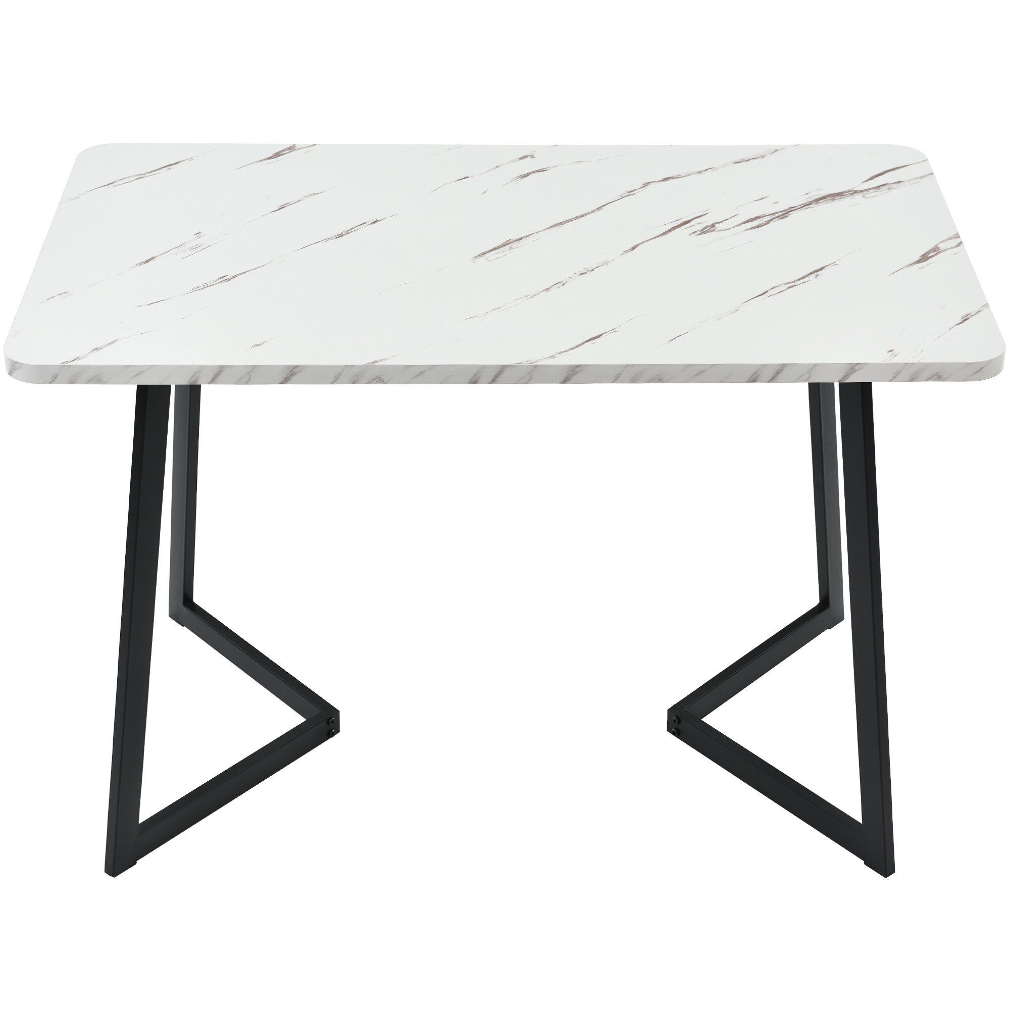 Ensemble table et chaises, 5 pièces, 1 table + 4 chaises, velours, noir - vue 6