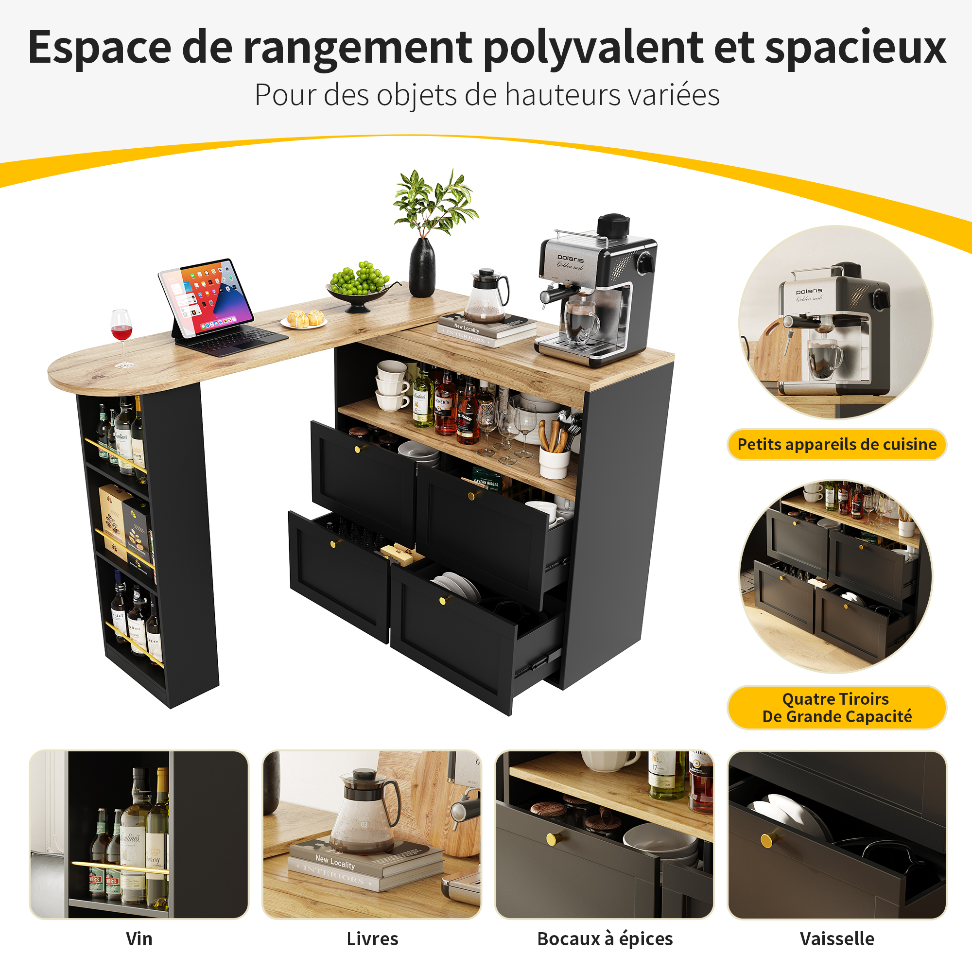 Utilisation meuble rangement
