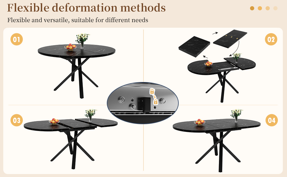Présentation du table à manger