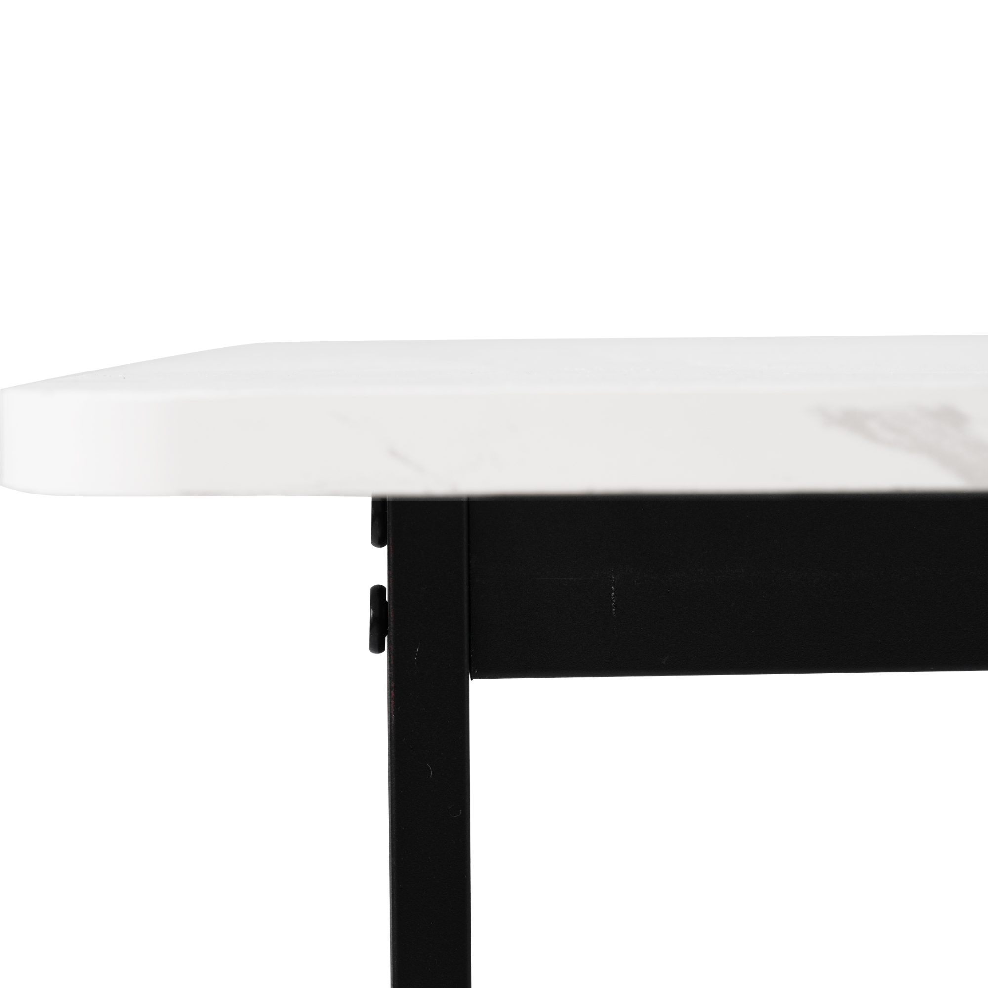 Ensemble table et chaises, 5 pièces, 1 table + 4 chaises, métal et velours, gris foncé - vue 3