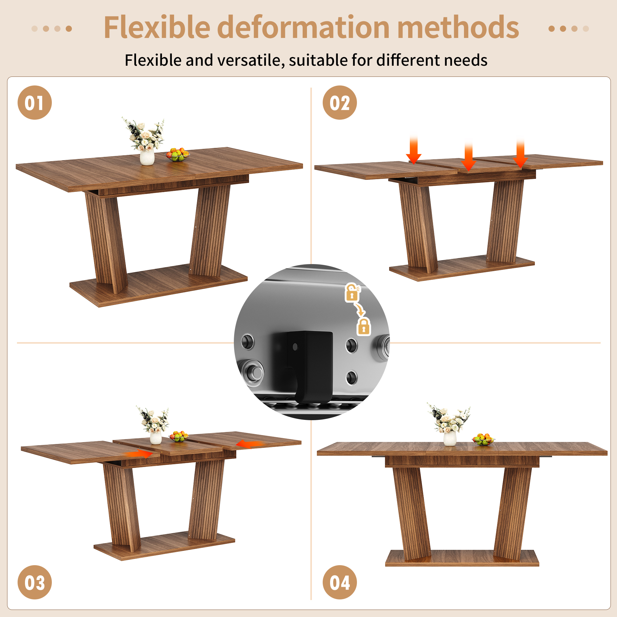 Présentation du table à manger