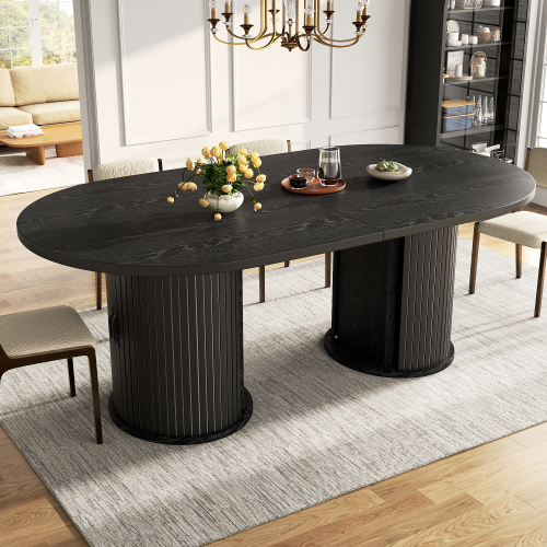 Compartiment de rangement dissimulé de la table extensible