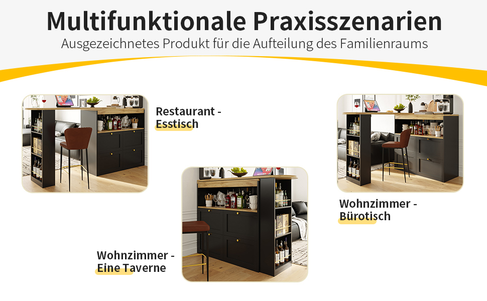 Présentation du table haute