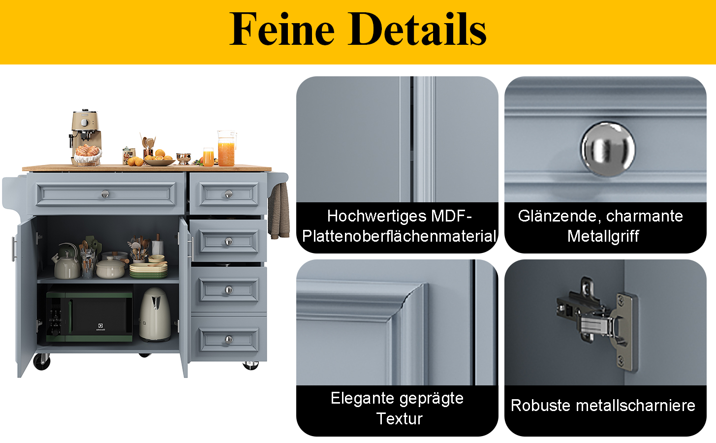 Détail du buffet