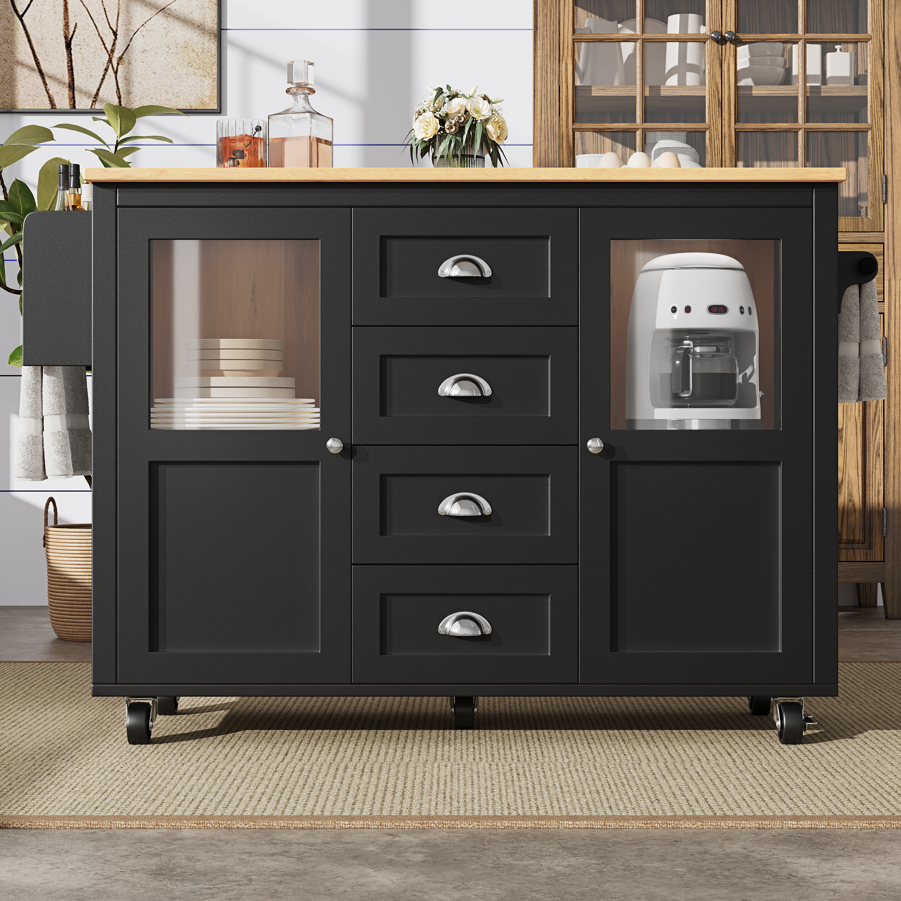 Kücheninsel,Küchenschrank,Buffetschrank,120x73(45)