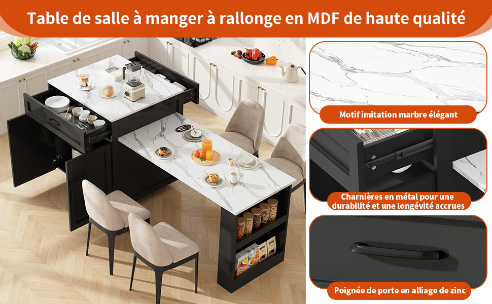 Présentation du table haute