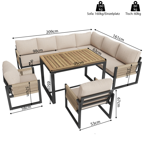 Ensemble jardin modulable vue ensemble