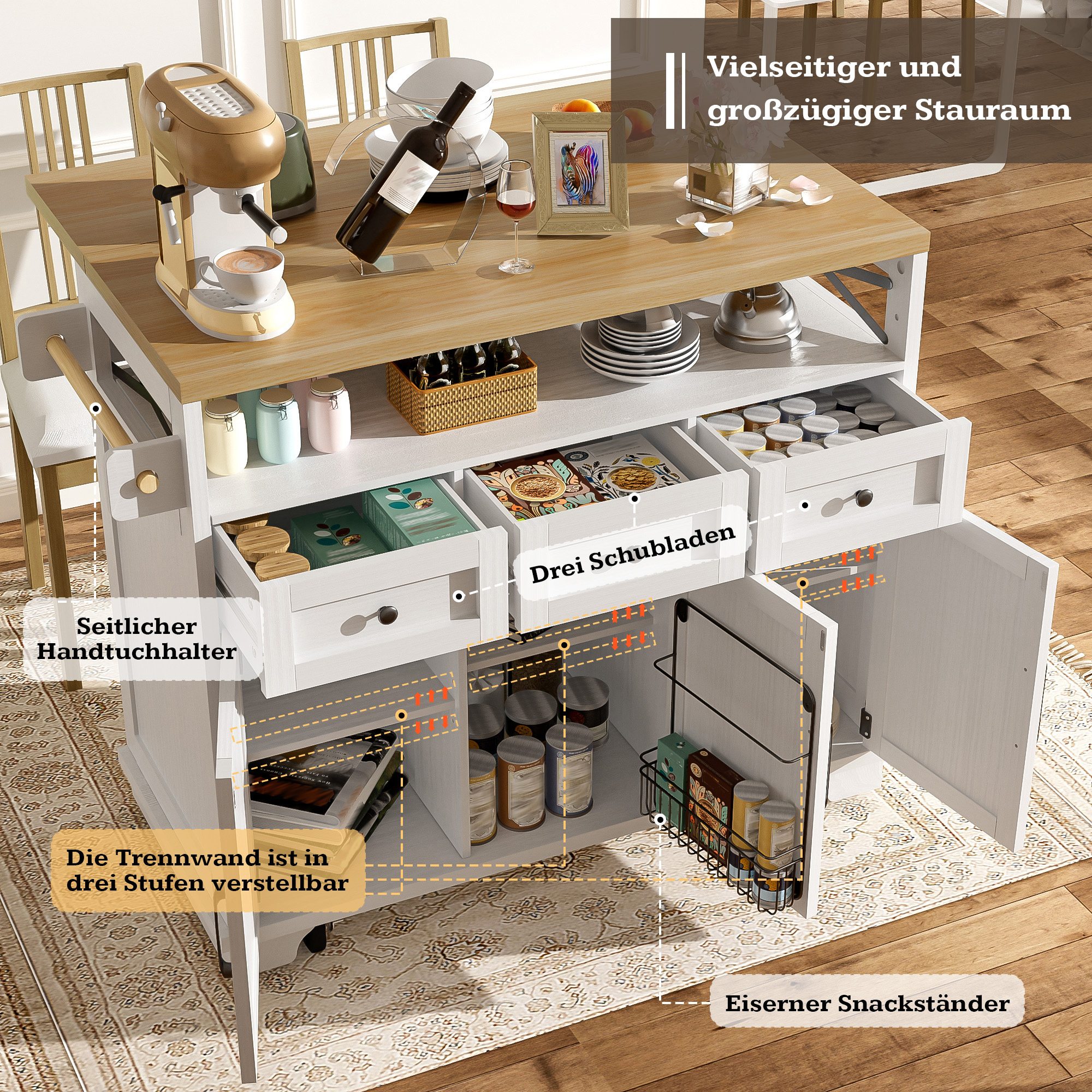 Des rangements faciles à organiser