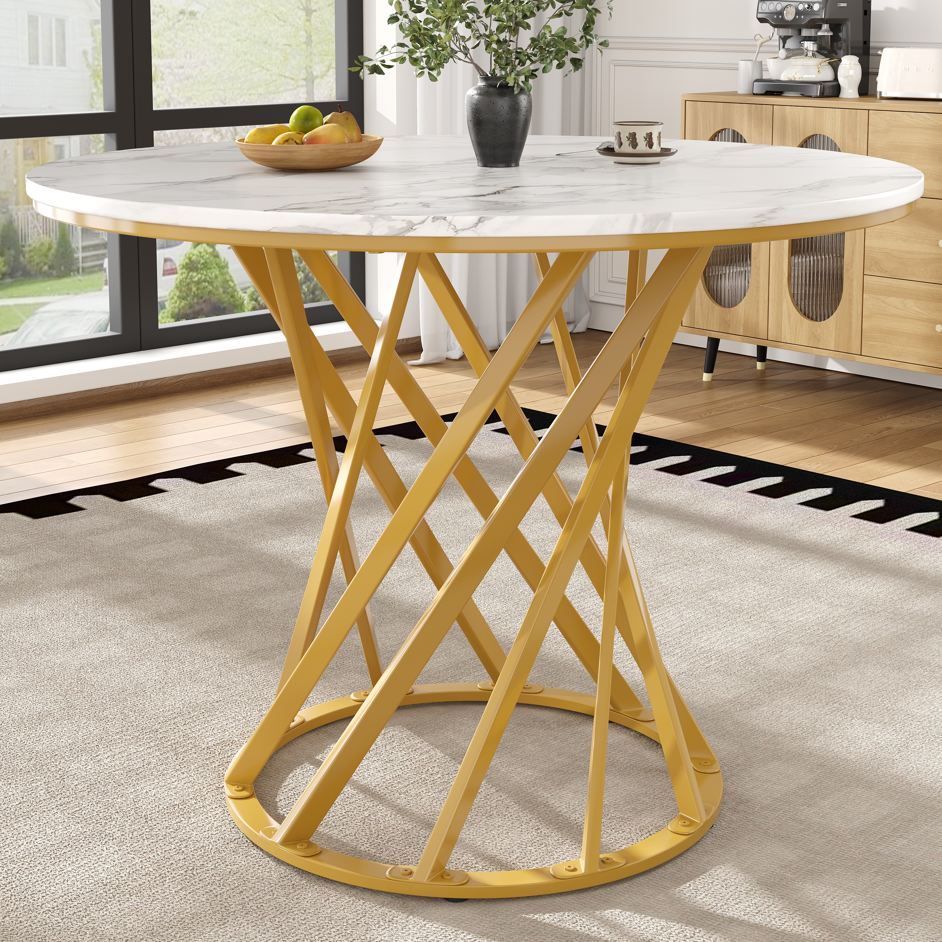 Runder Esstisch (80×80×76cm), Küchentisch,, Runder