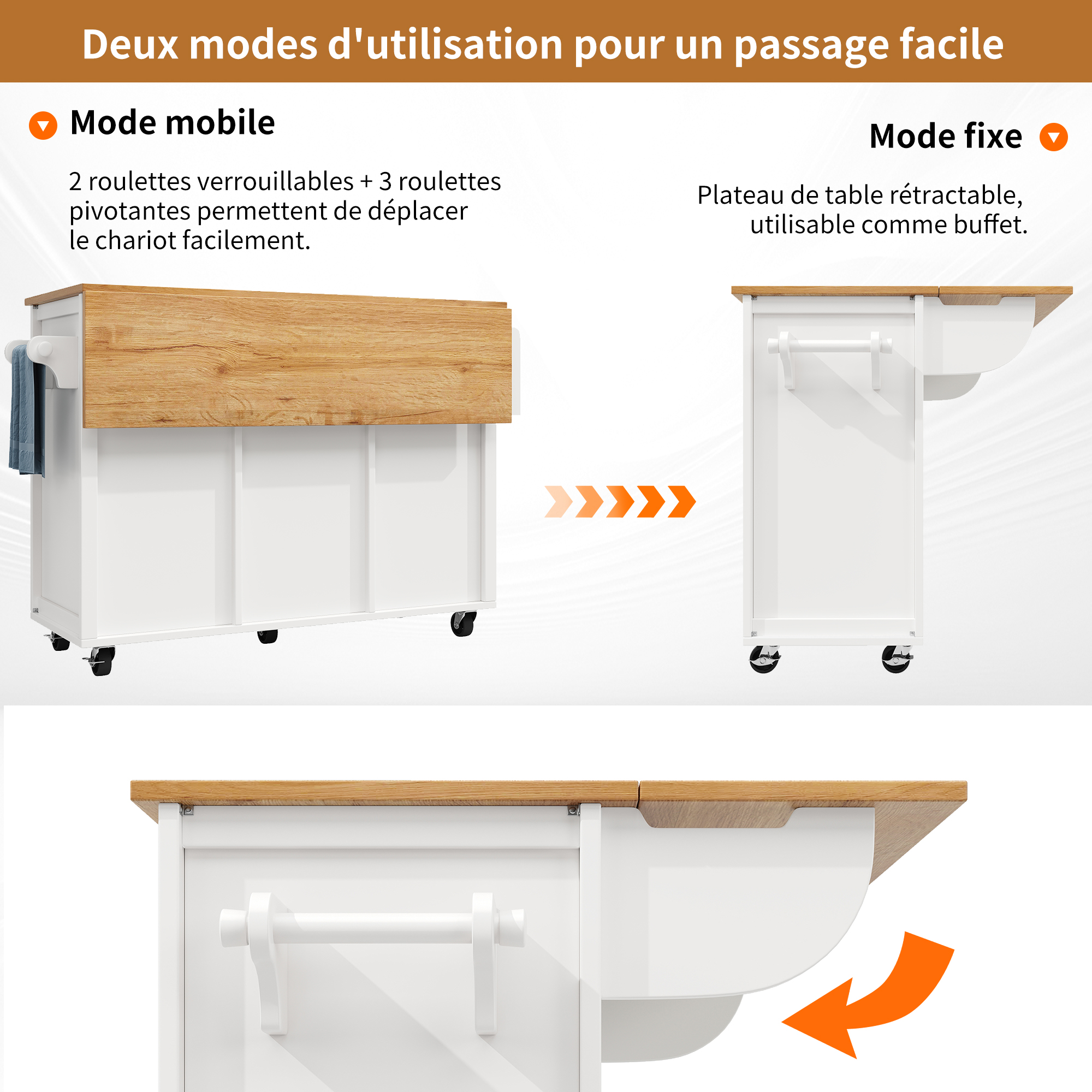 Détail du buffet