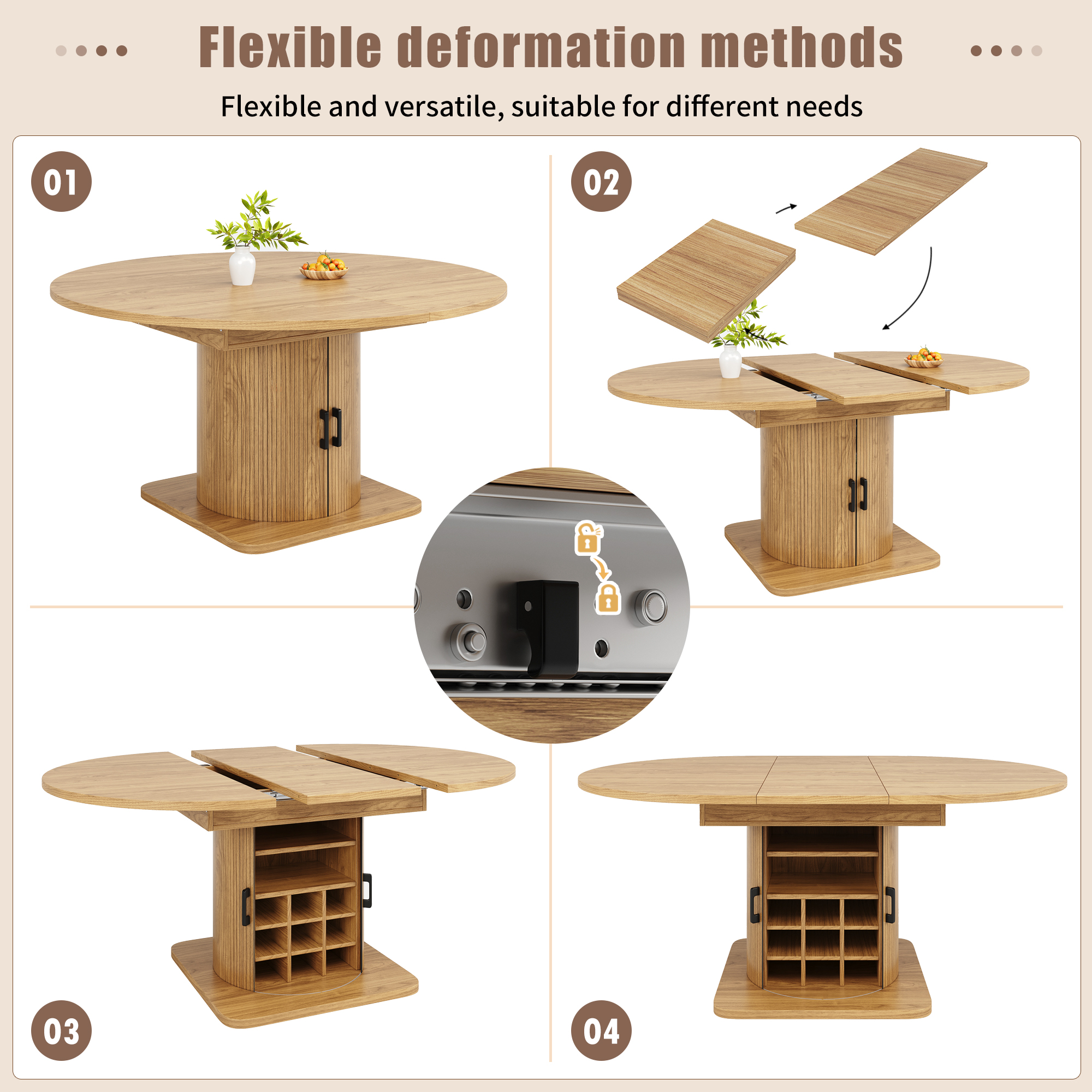Présentation du table à manger