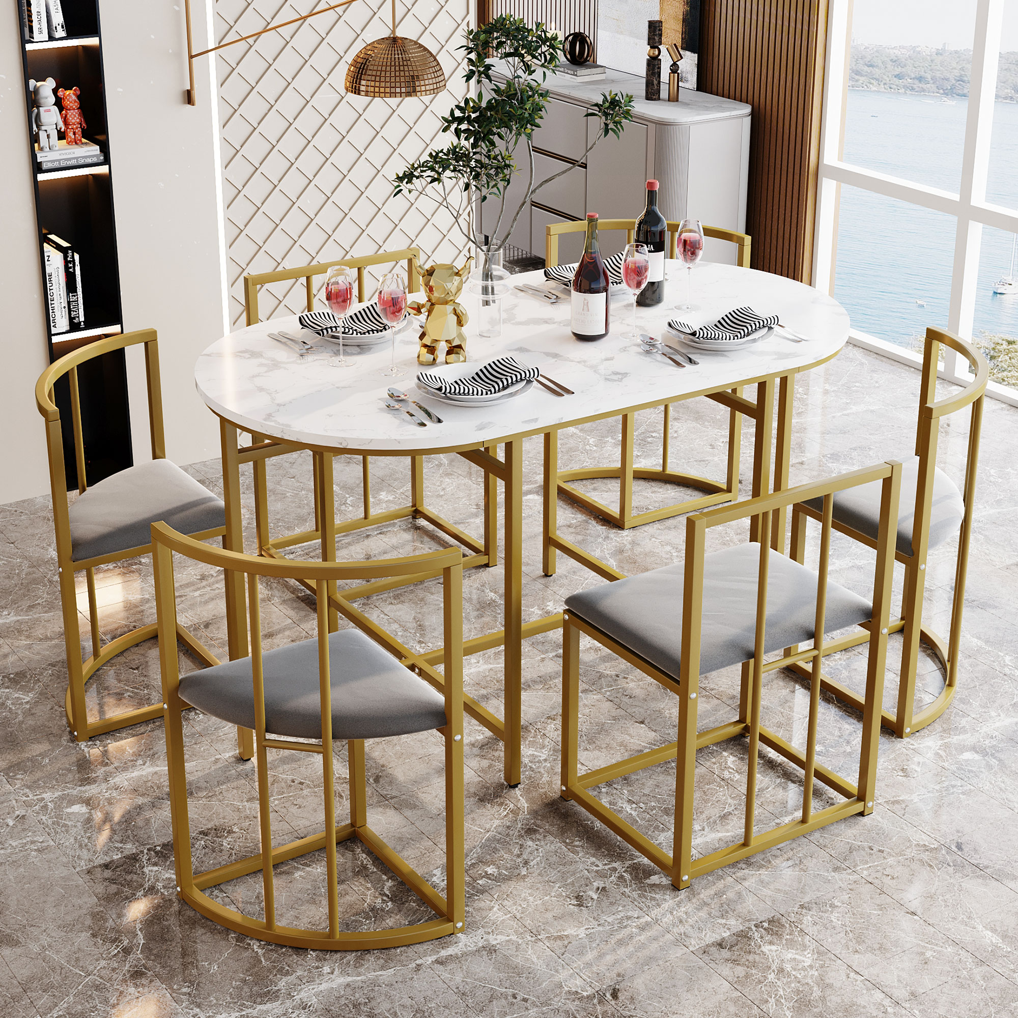 Détail du table à manger