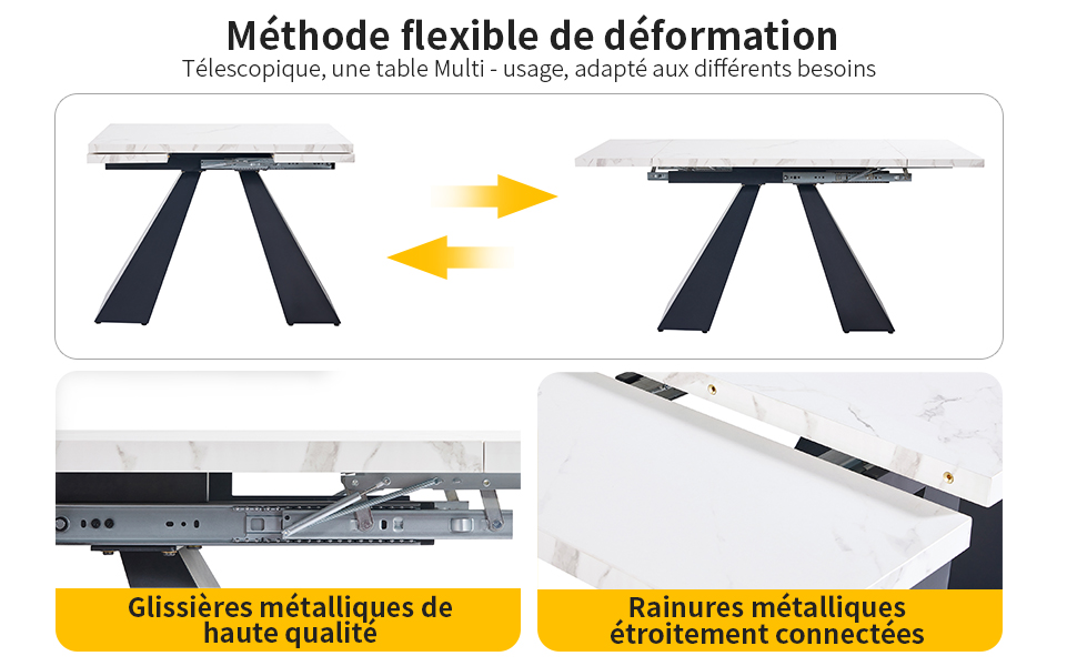 Détail du table à manger