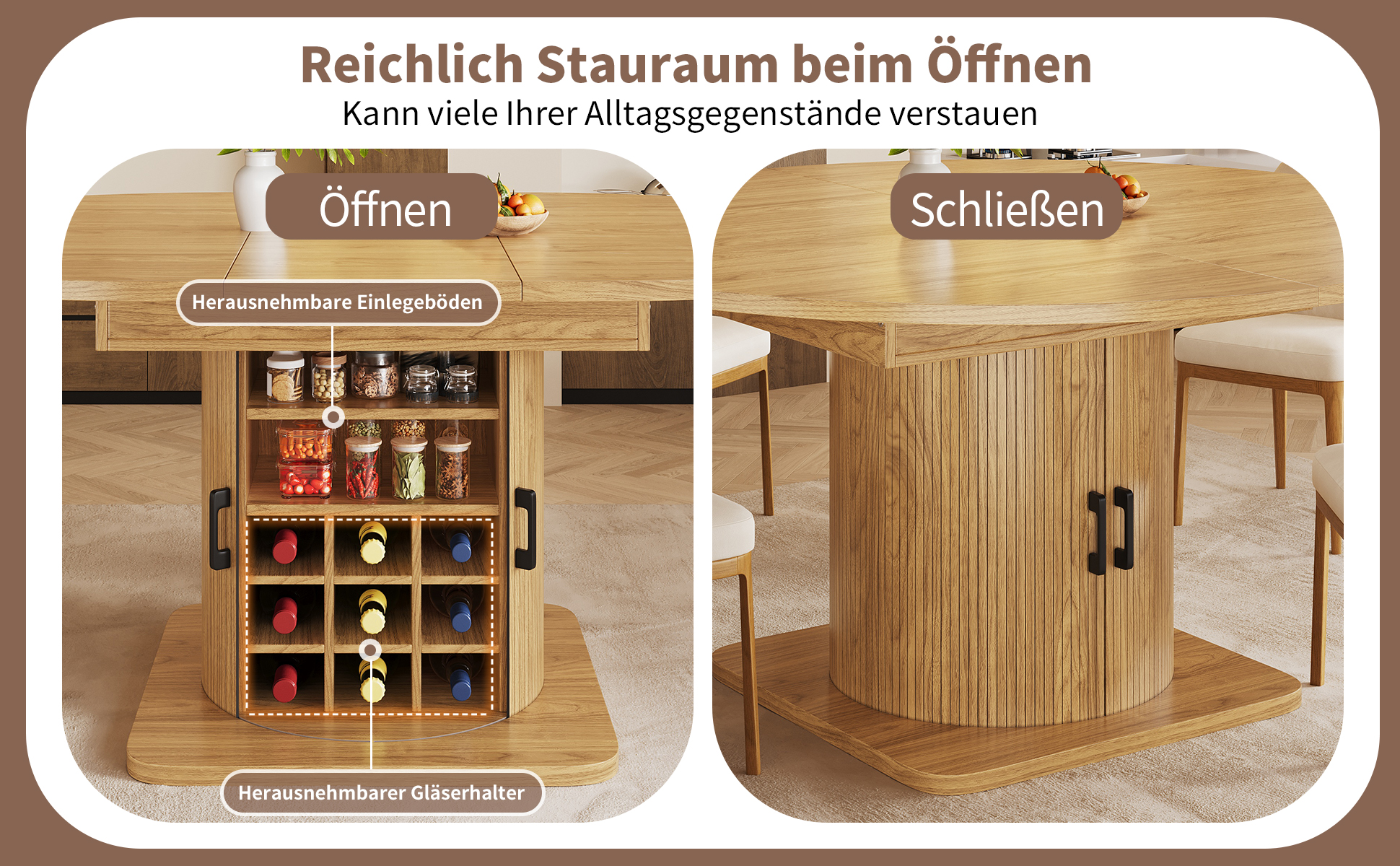 Présentation du table à manger