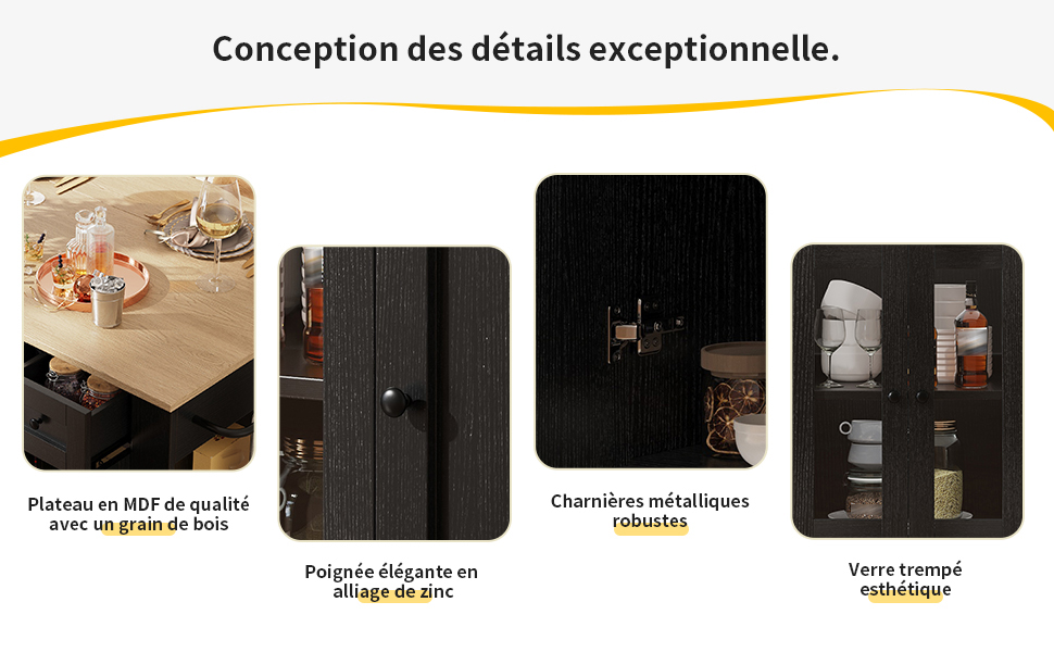 Détail du buffet