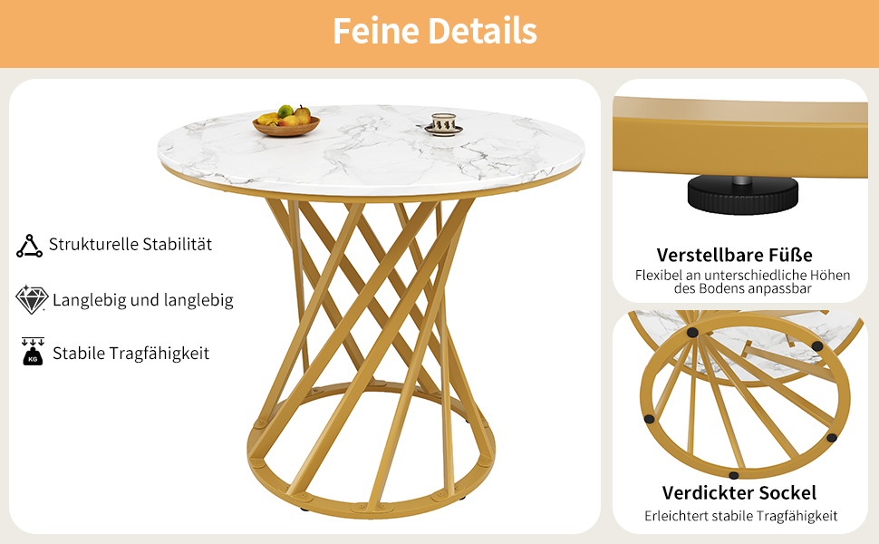 Détail du table à manger