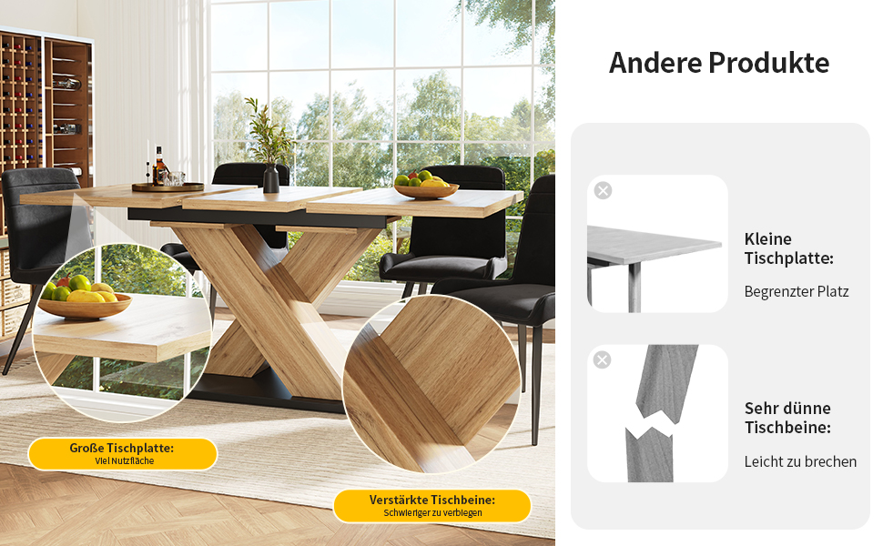 Présentation du table à manger