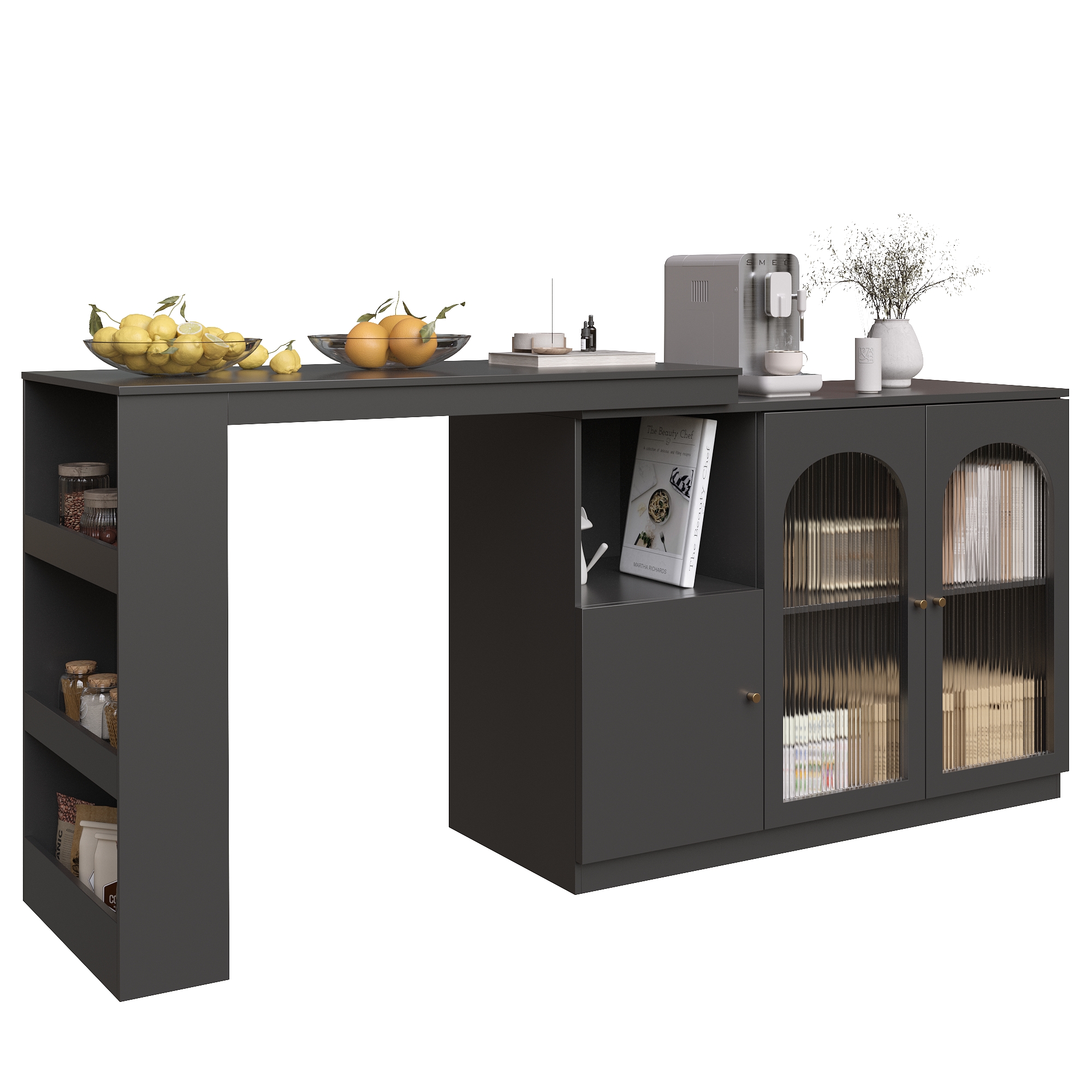 Meuble bar pivotant