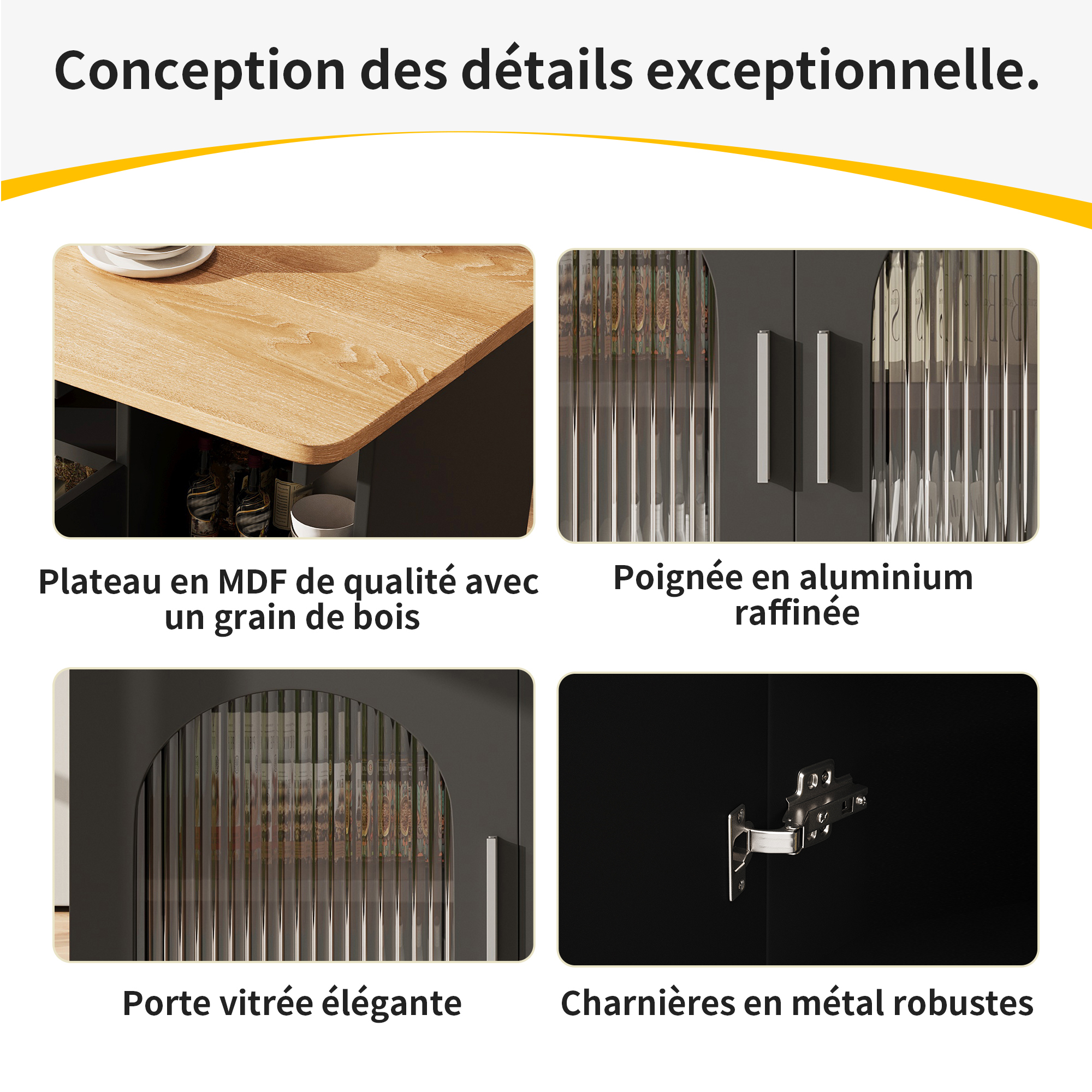 Détail du buffet