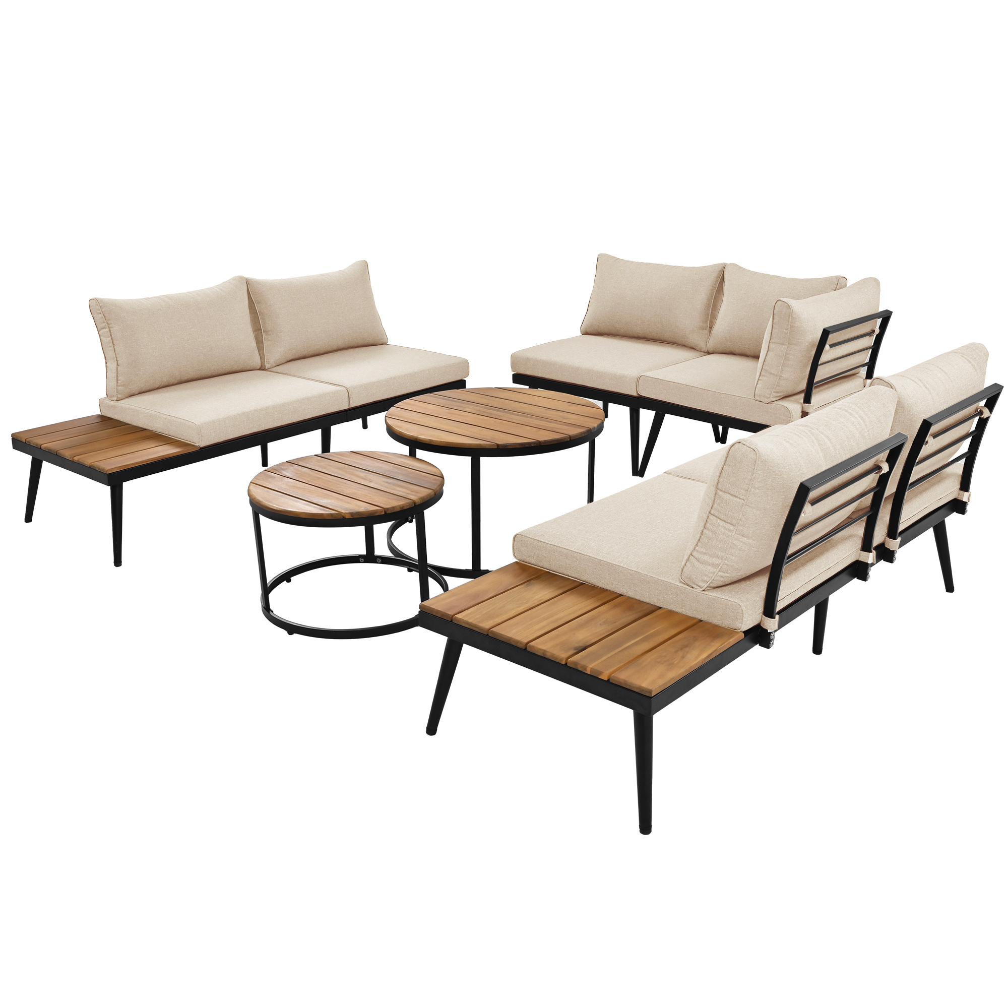 Ensemble mobilier de jardin luxe