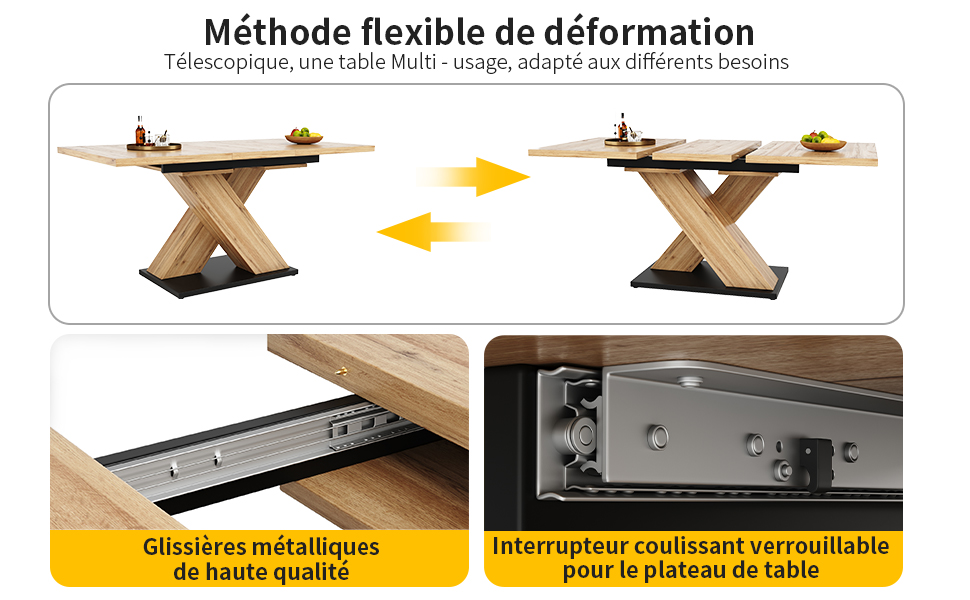 Détail du table à manger