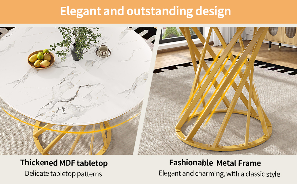Détail du table à manger