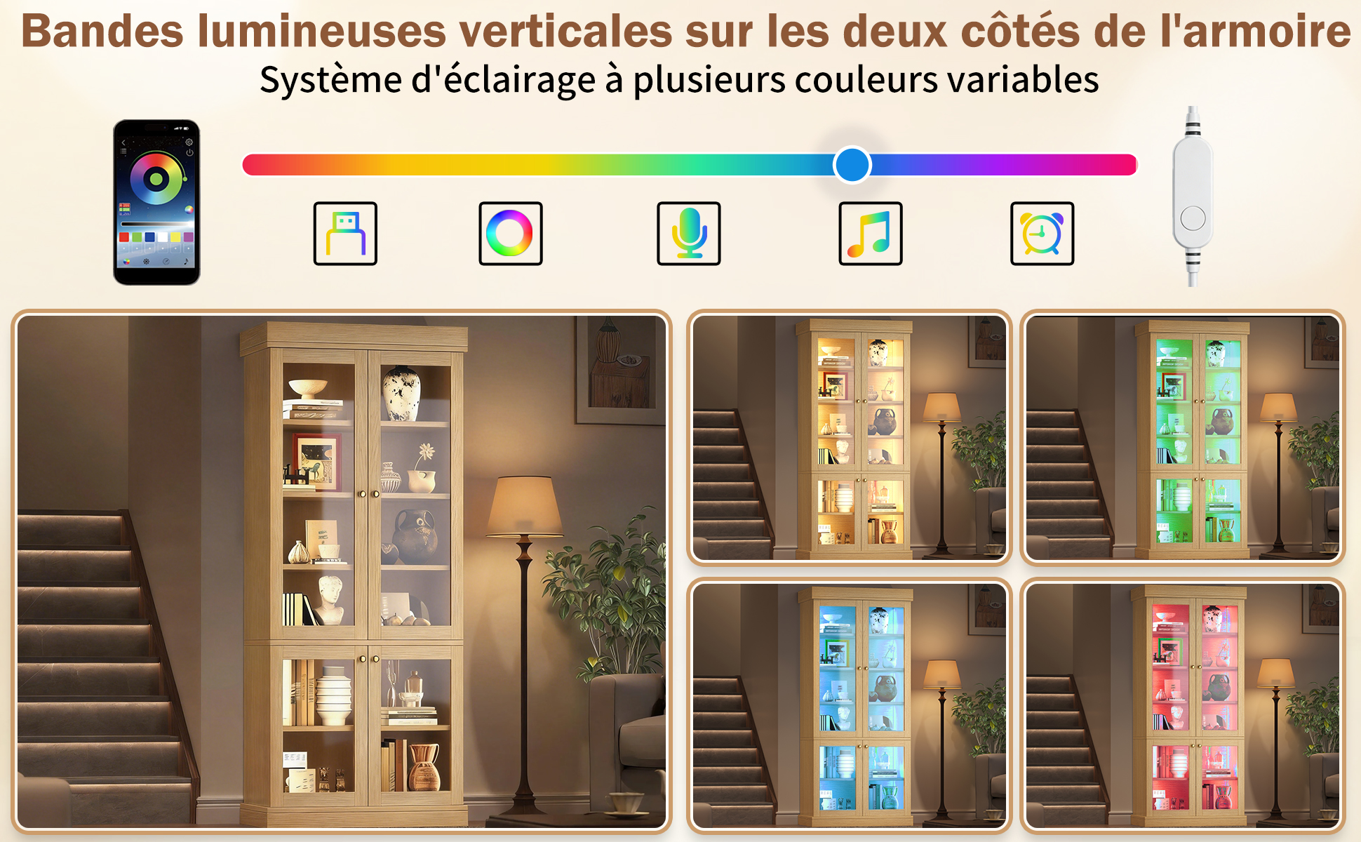 Présentation du vitrine