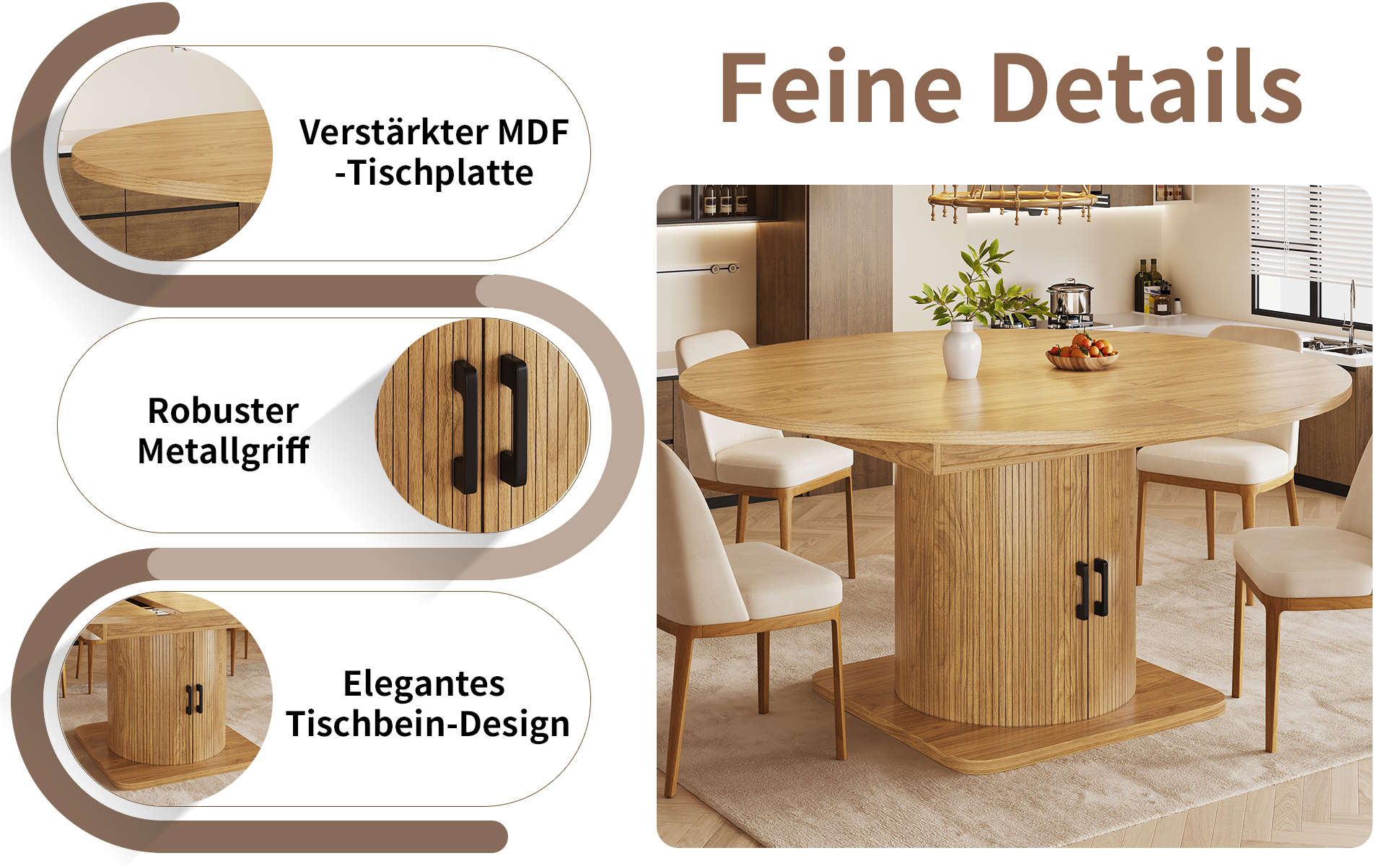 Présentation du table à manger